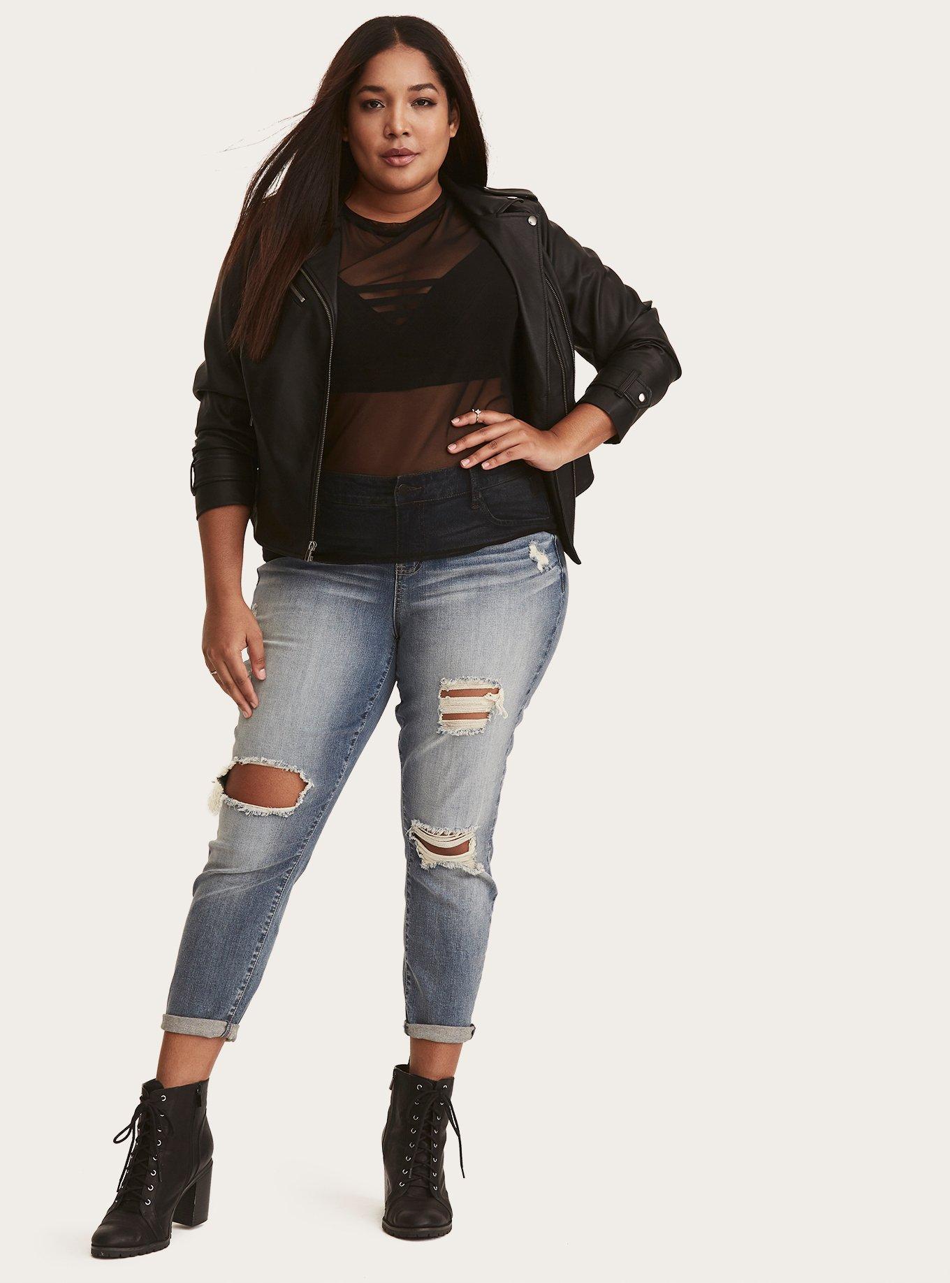 Black Mesh Tee, BLACK, alternate