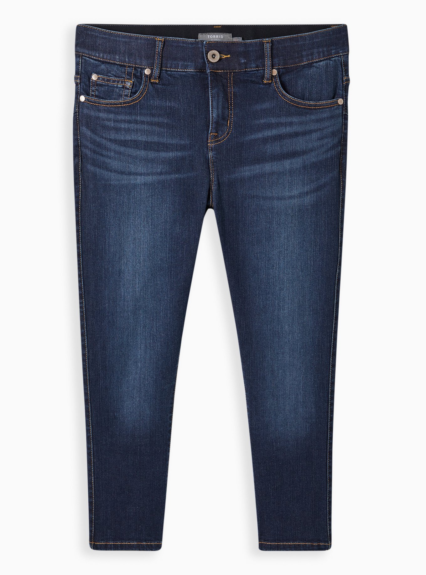 Plus Size - Crop Bombshell Skinny Premium Stretch High-Rise Jean - Torrid