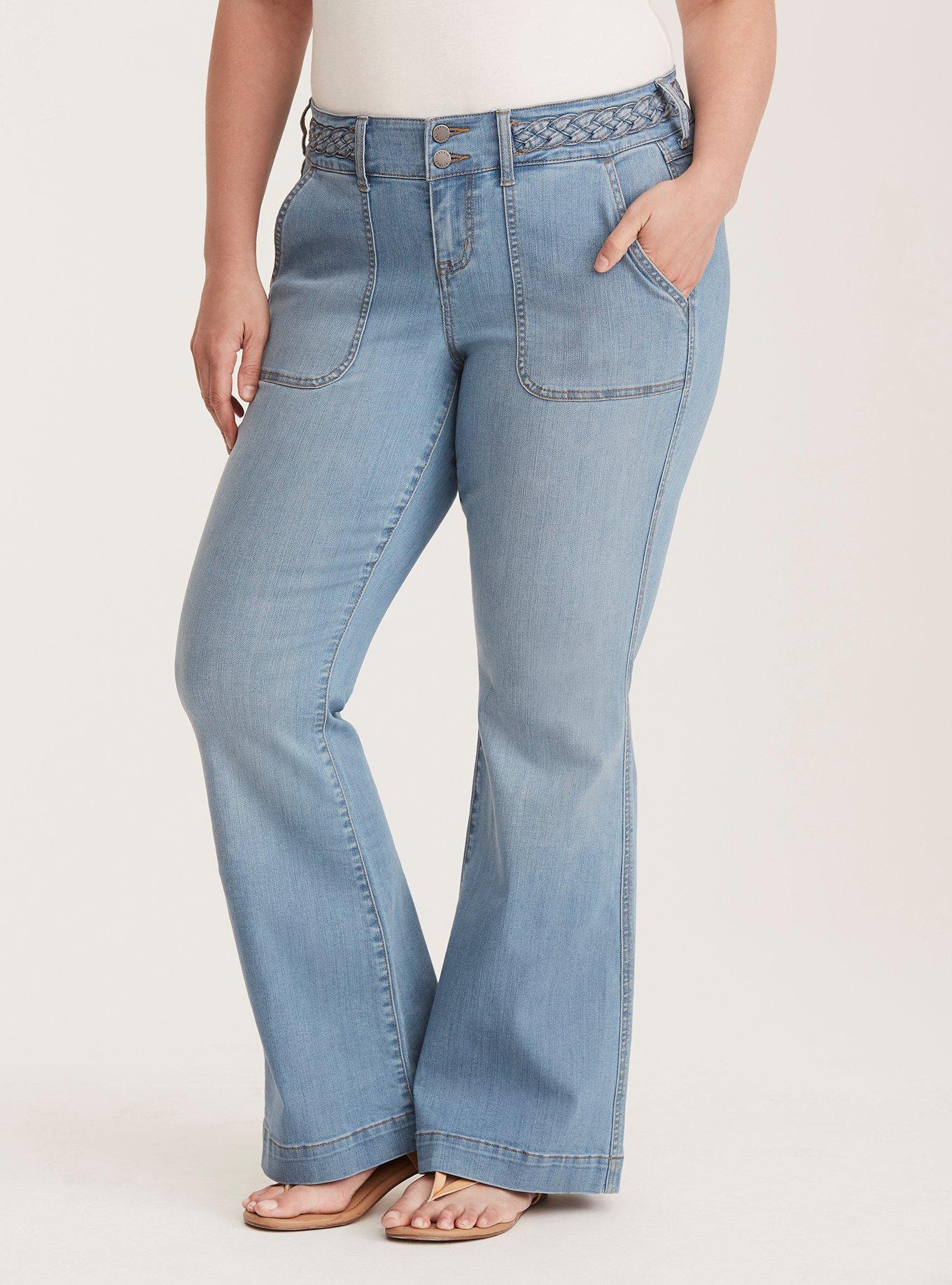 5 plus-size flare jeans to get groovy for fall