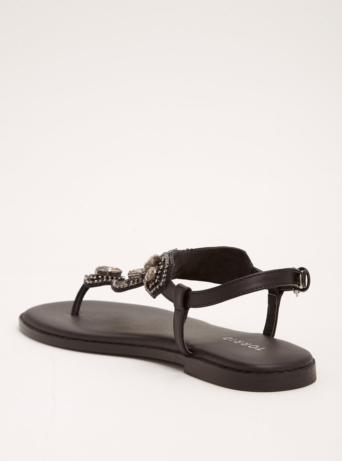 Torrid gemstone t sales strap sandals