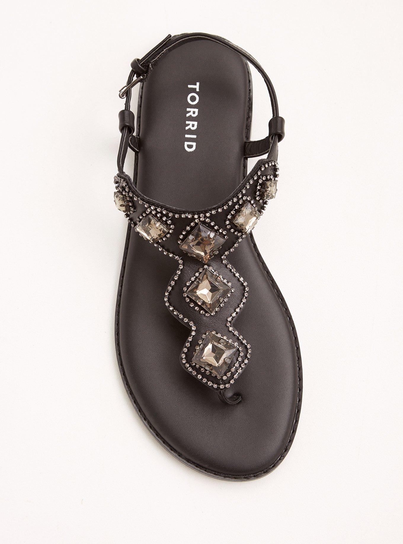 Torrid gemstone t sales strap sandals