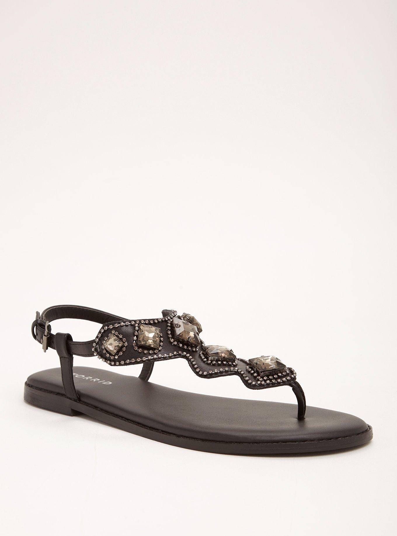 Torrid gemstone hot sale t strap sandals