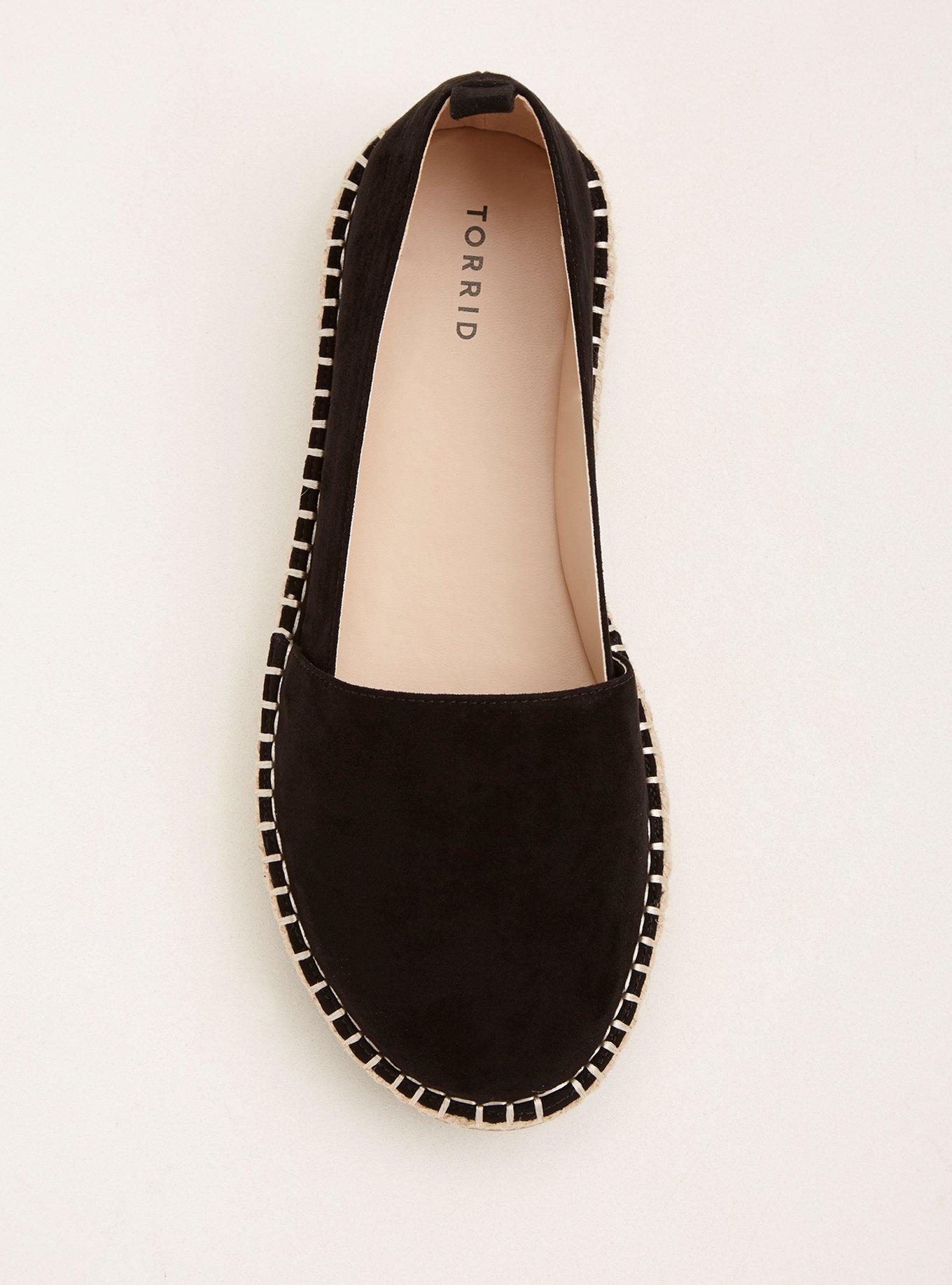 Plus Size Slip On Espadrille Flats Wide Width Torrid