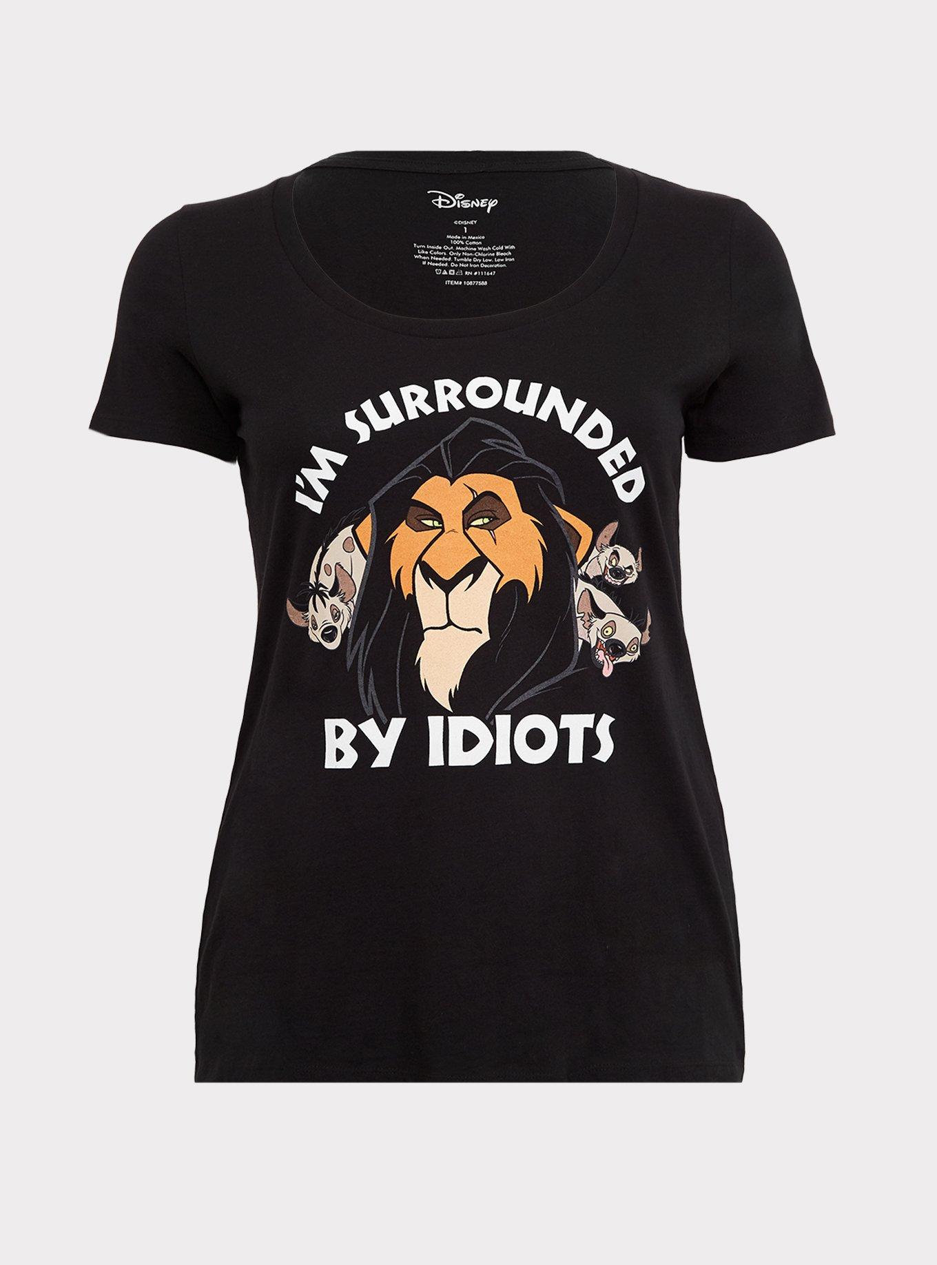 Disney Scar Idiots Slim Fit Tee, , hi-res