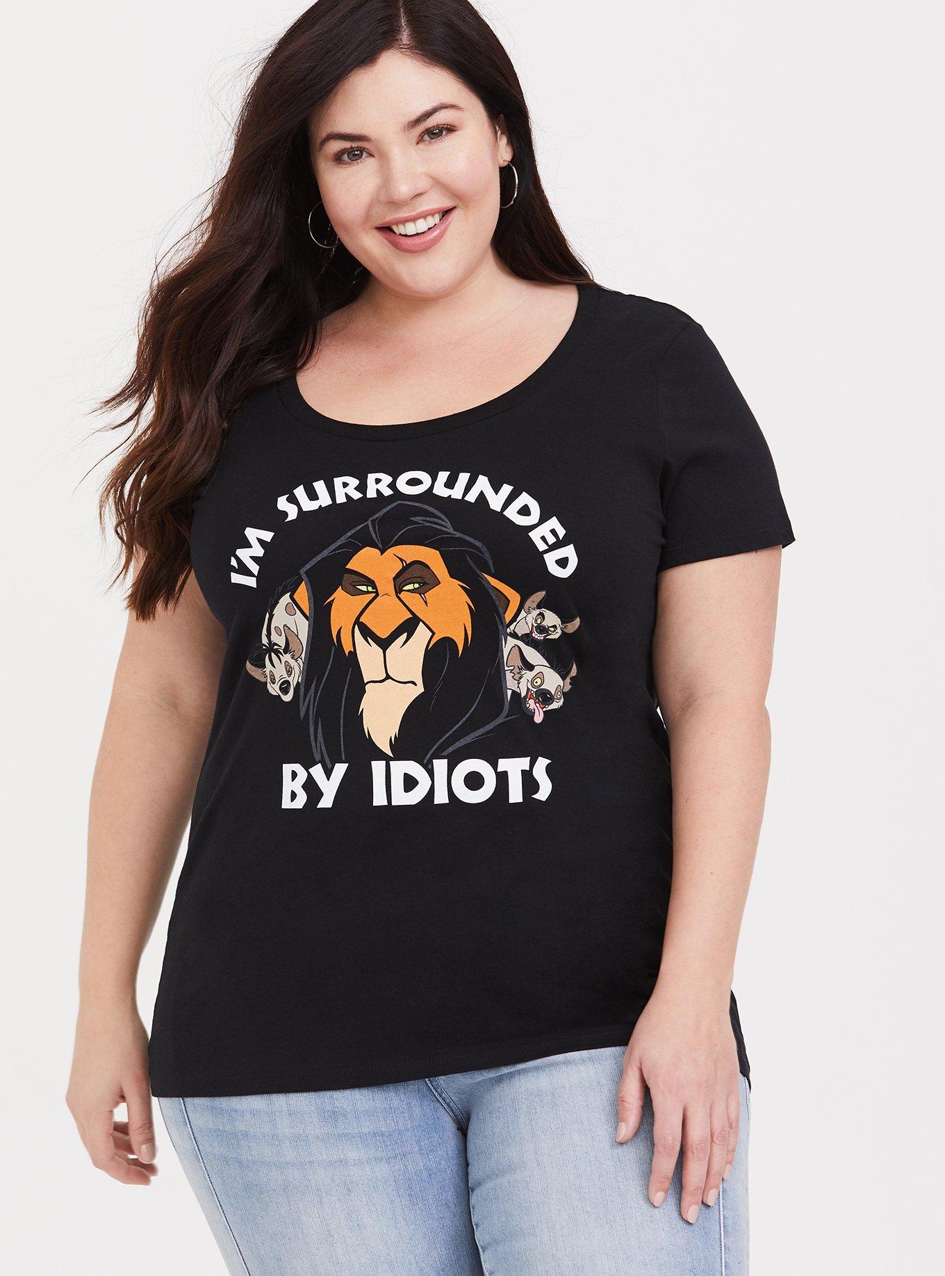 Disney Scar Idiots Slim Fit Tee, , hi-res