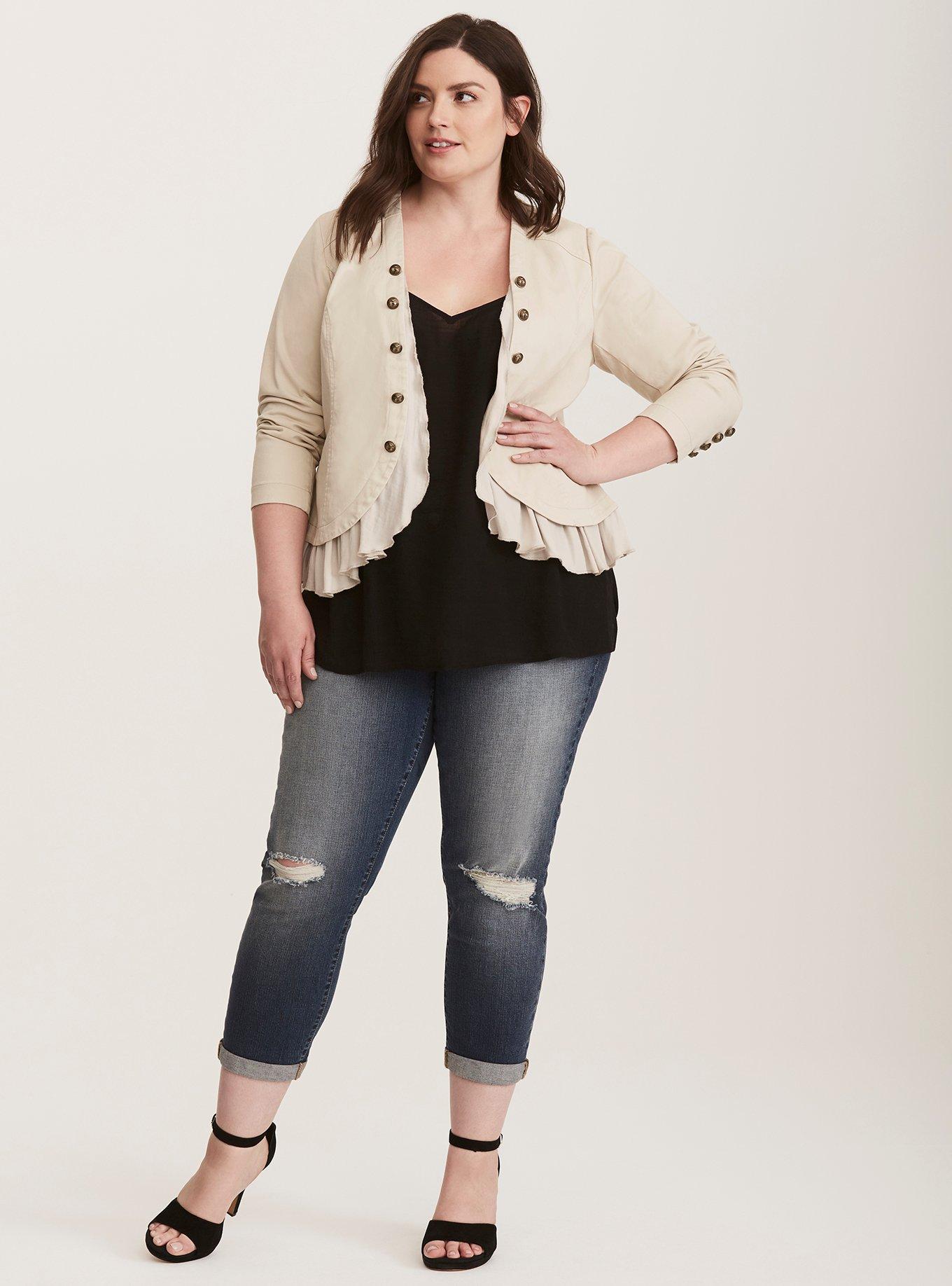 Ex-Boyfriend Jean - Distressed Medium Wash, , alternate