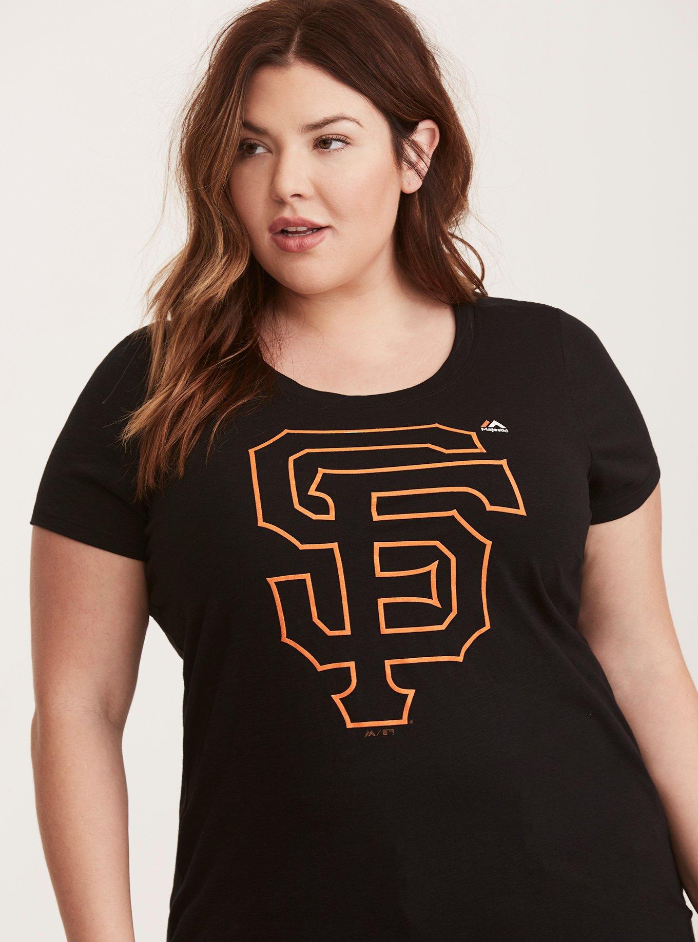 San Francisco Giants MLB Majestic Large Black Jersey New Women