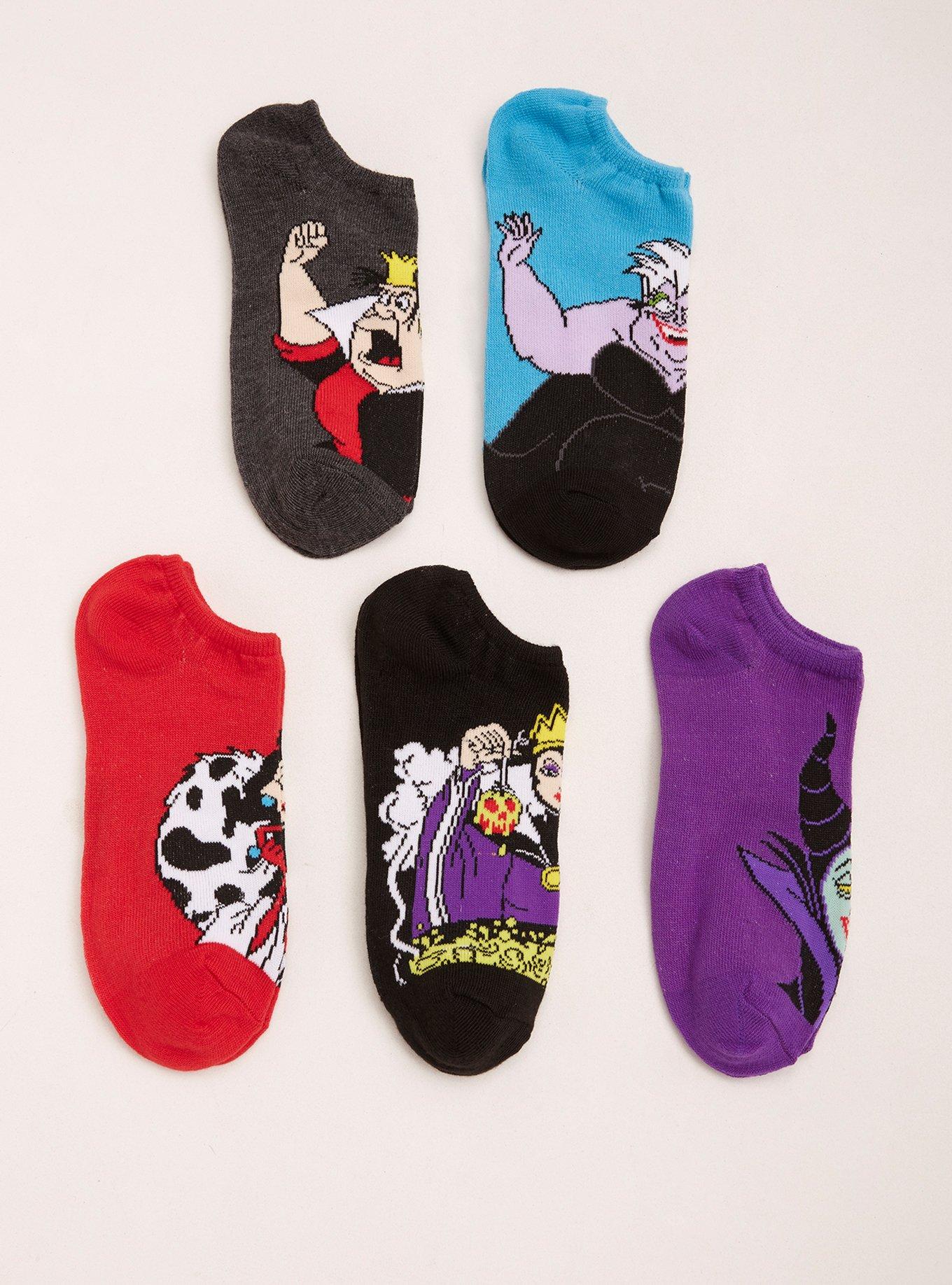 Plus Size Disney Villains Sock Pack Torrid