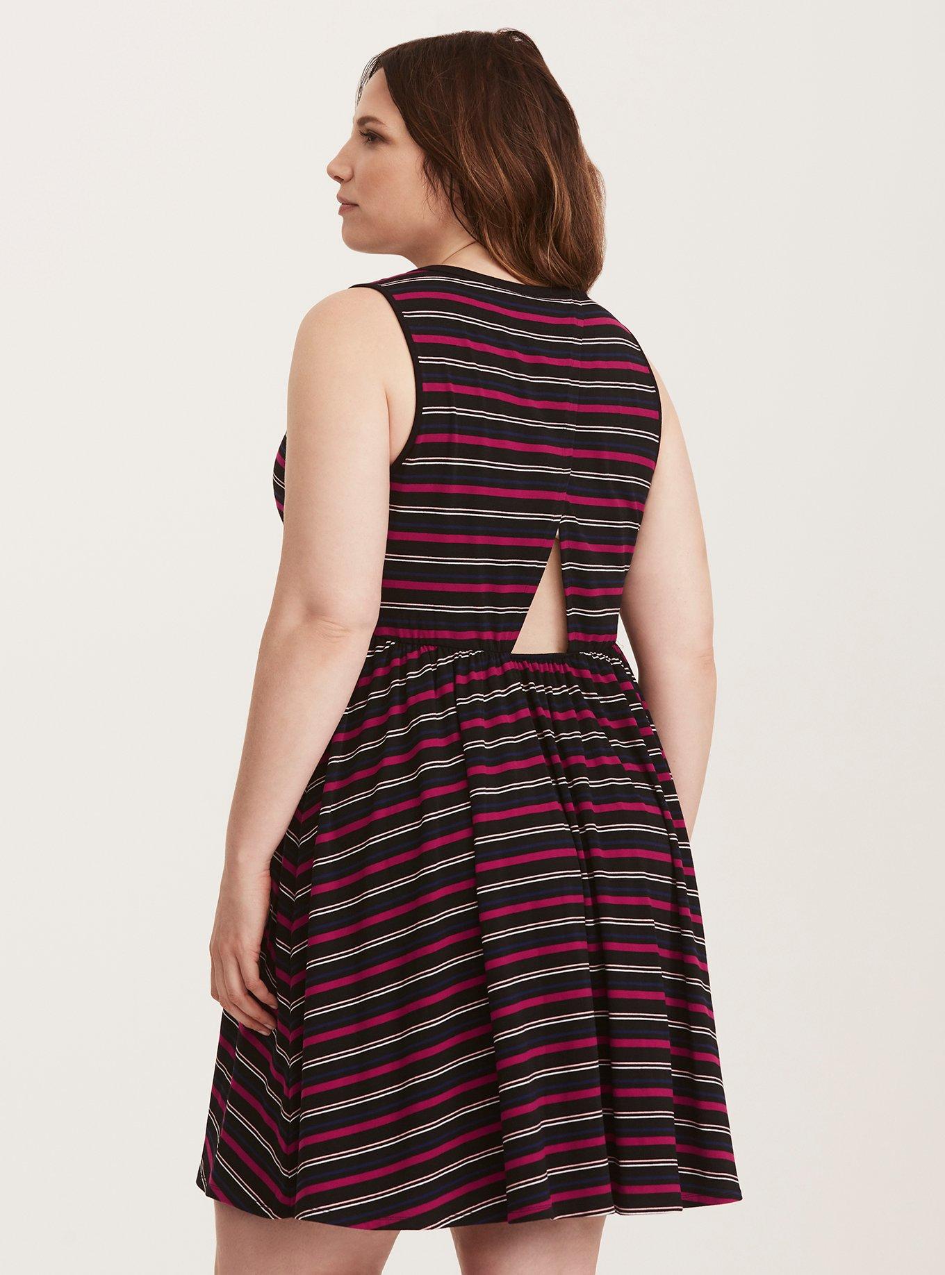 Torrid striped dress sale