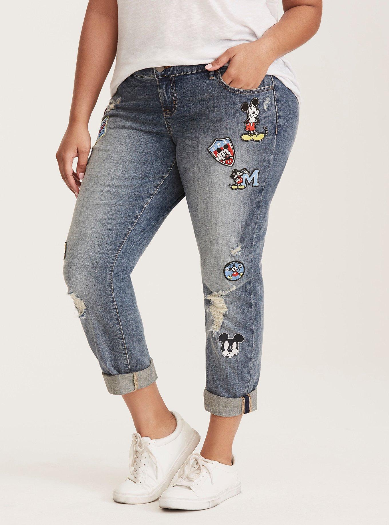 Boyfriend Jean - Vintage Stretch Medium Wash, OTHER PRINTS, hi-res