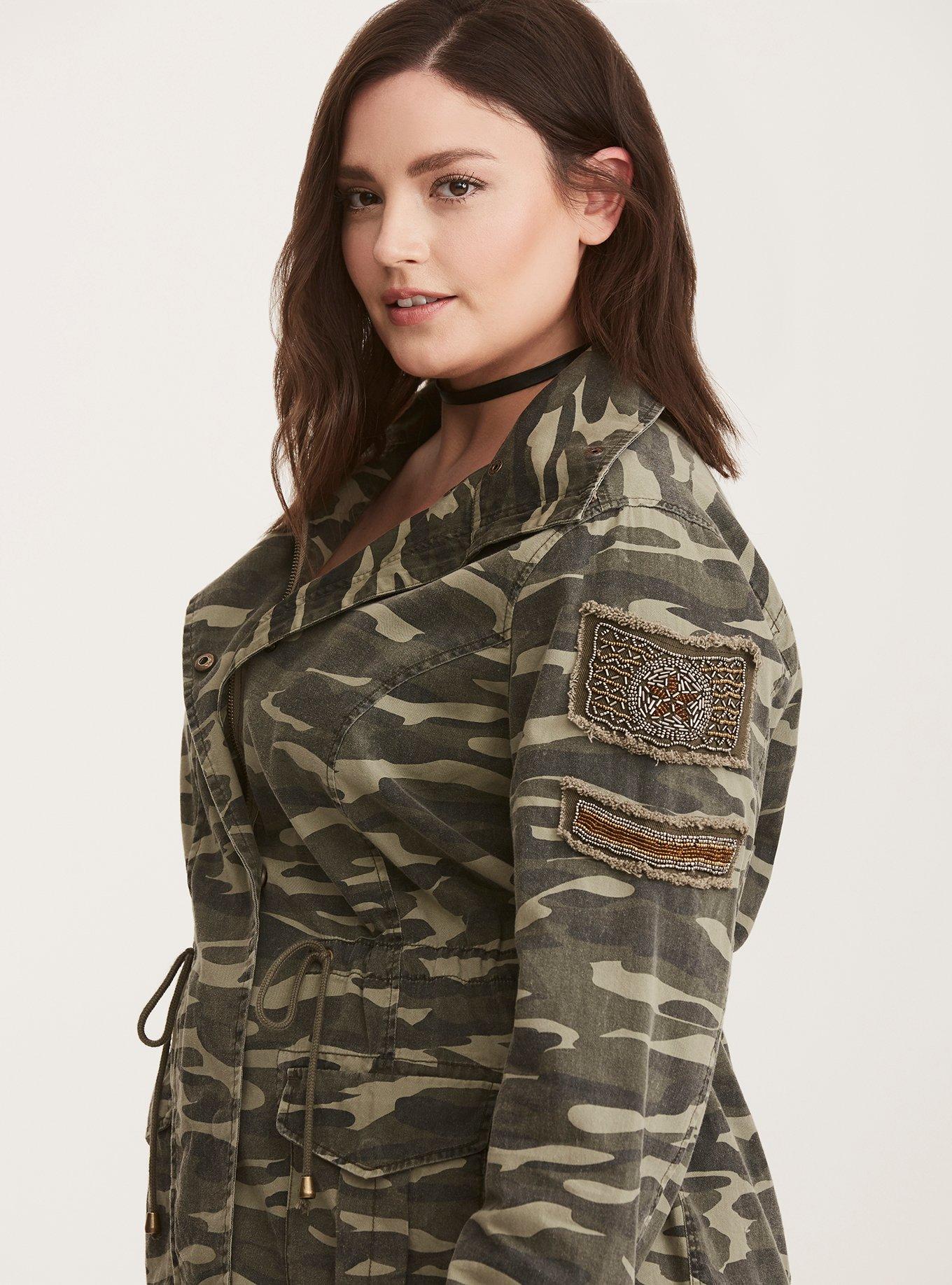 Torrid sale camo jacket