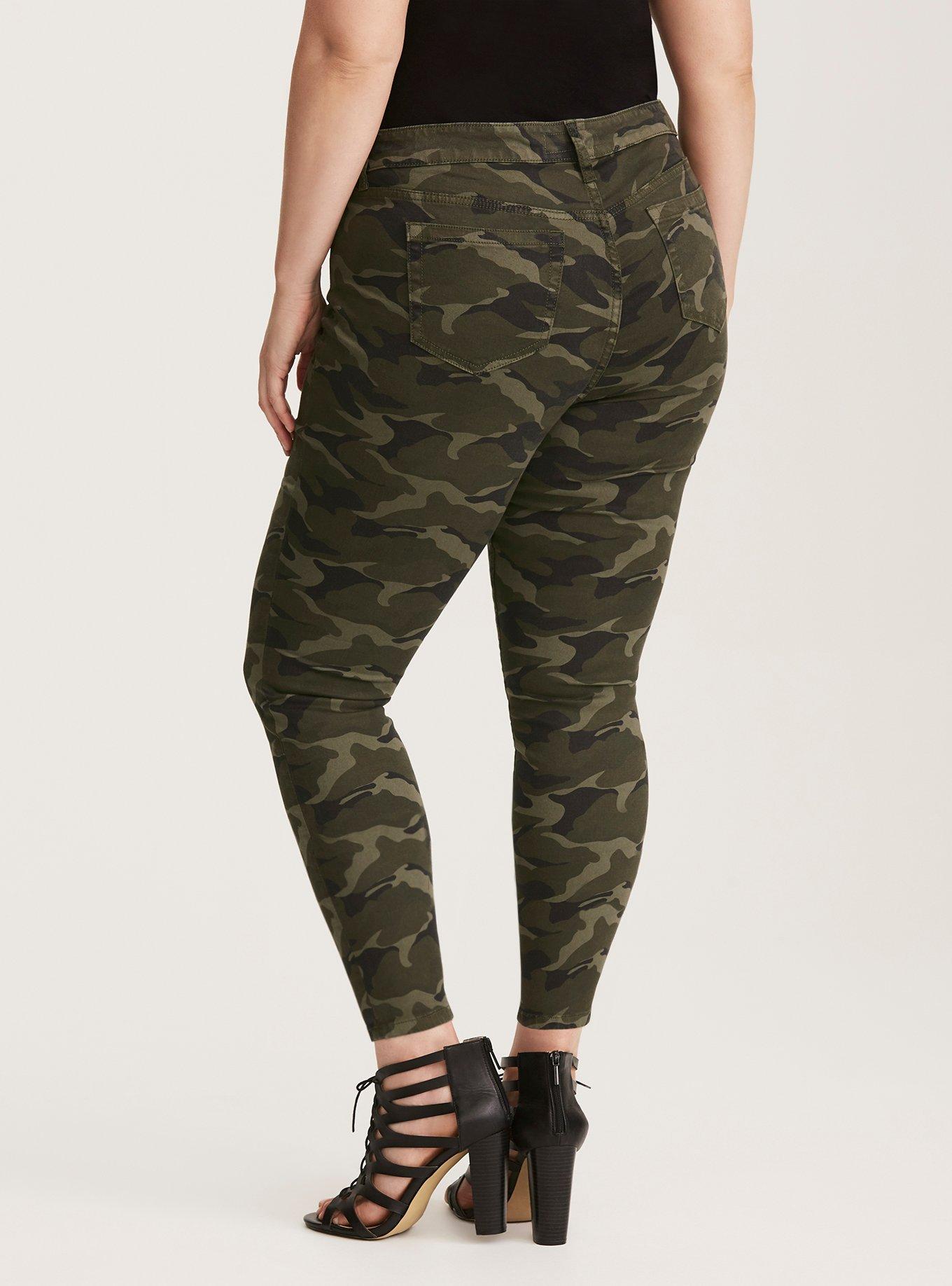 No Boundaries Camo Print Ankle Legging - Large