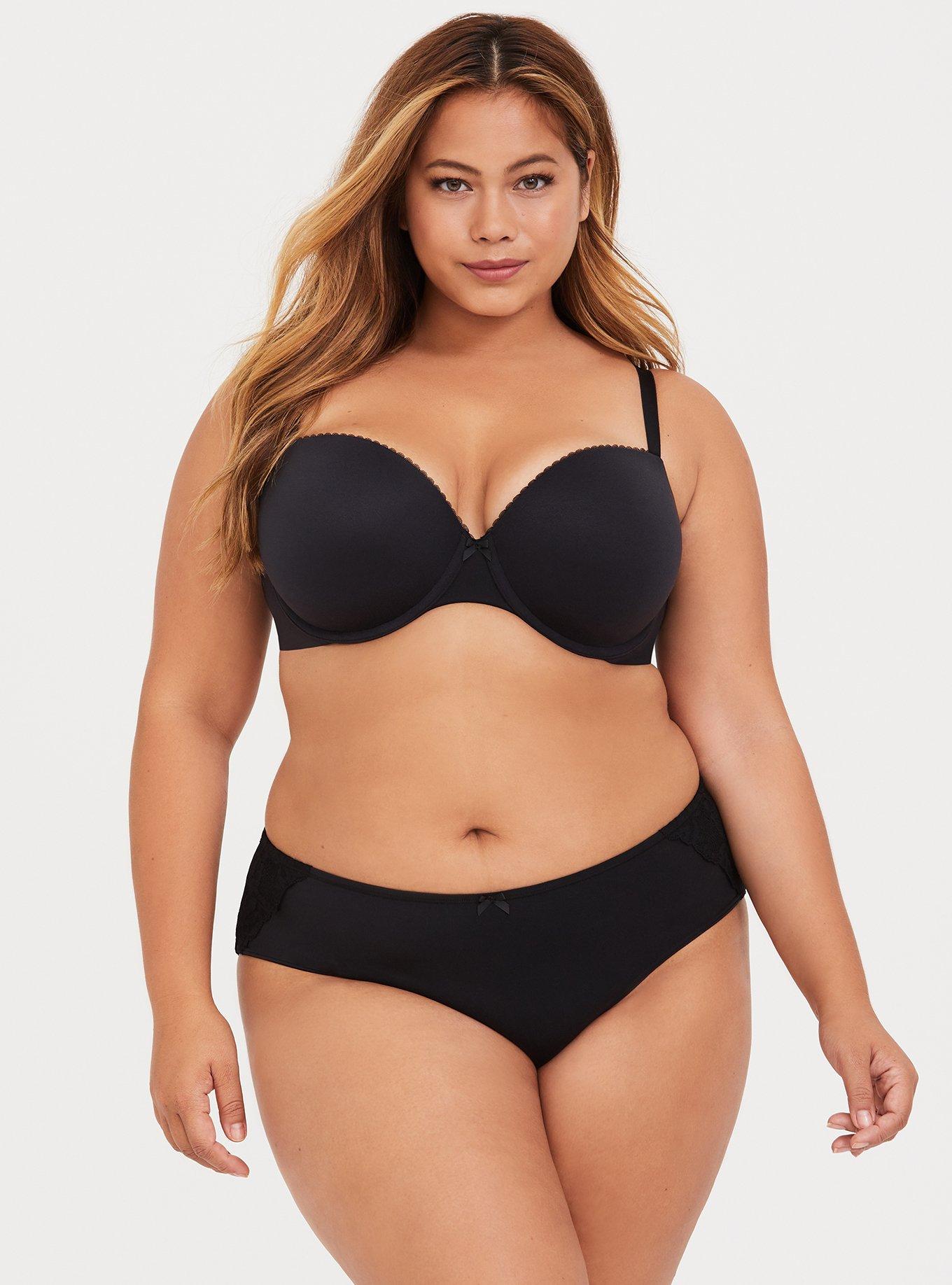 Plus Size - Torrid Curve Body Plunge Lightly Lined Straight Back Bra -  Torrid