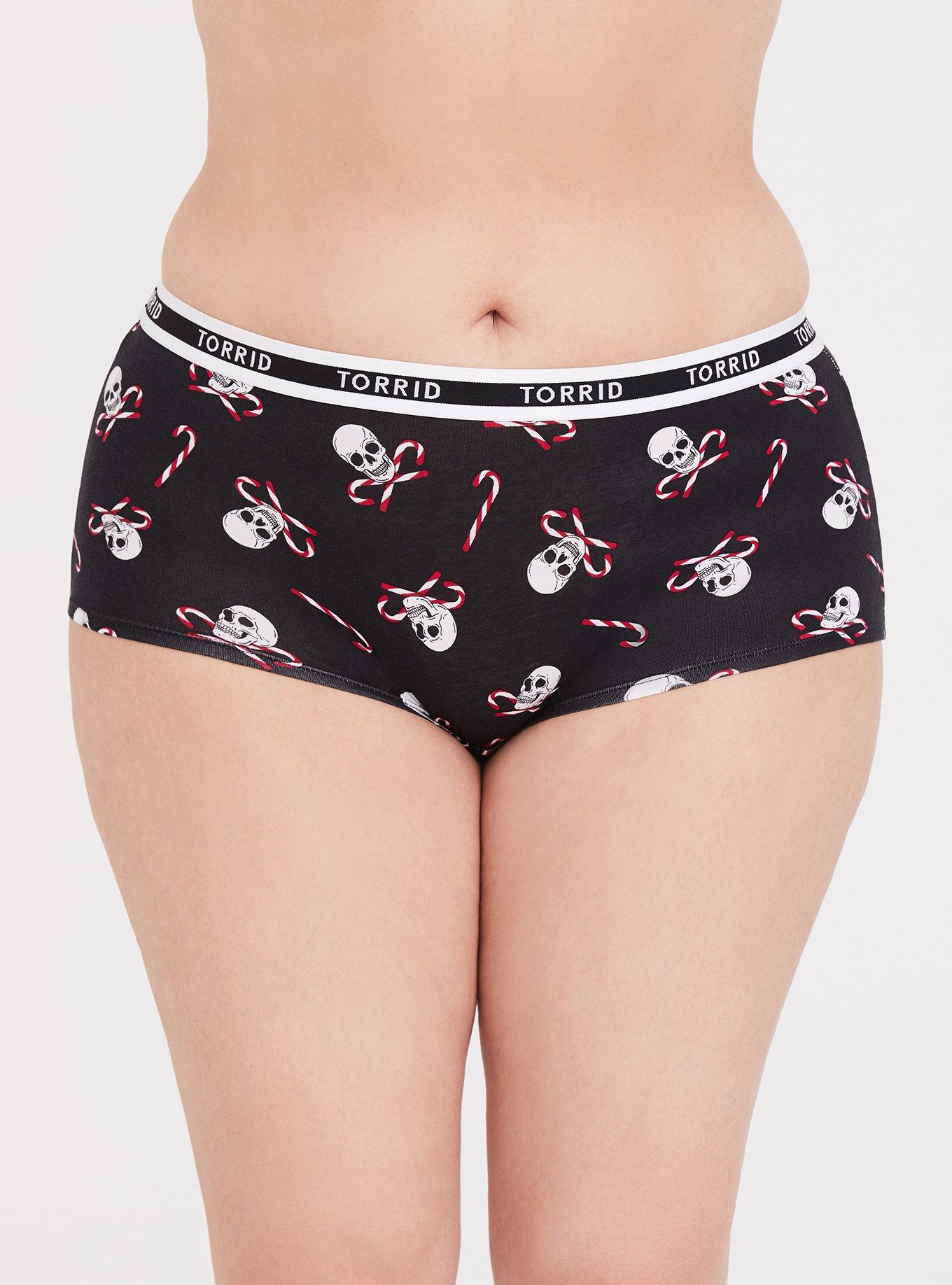 Plus Size - Cotton Mid-Rise Boyshort Logo Panty - Torrid