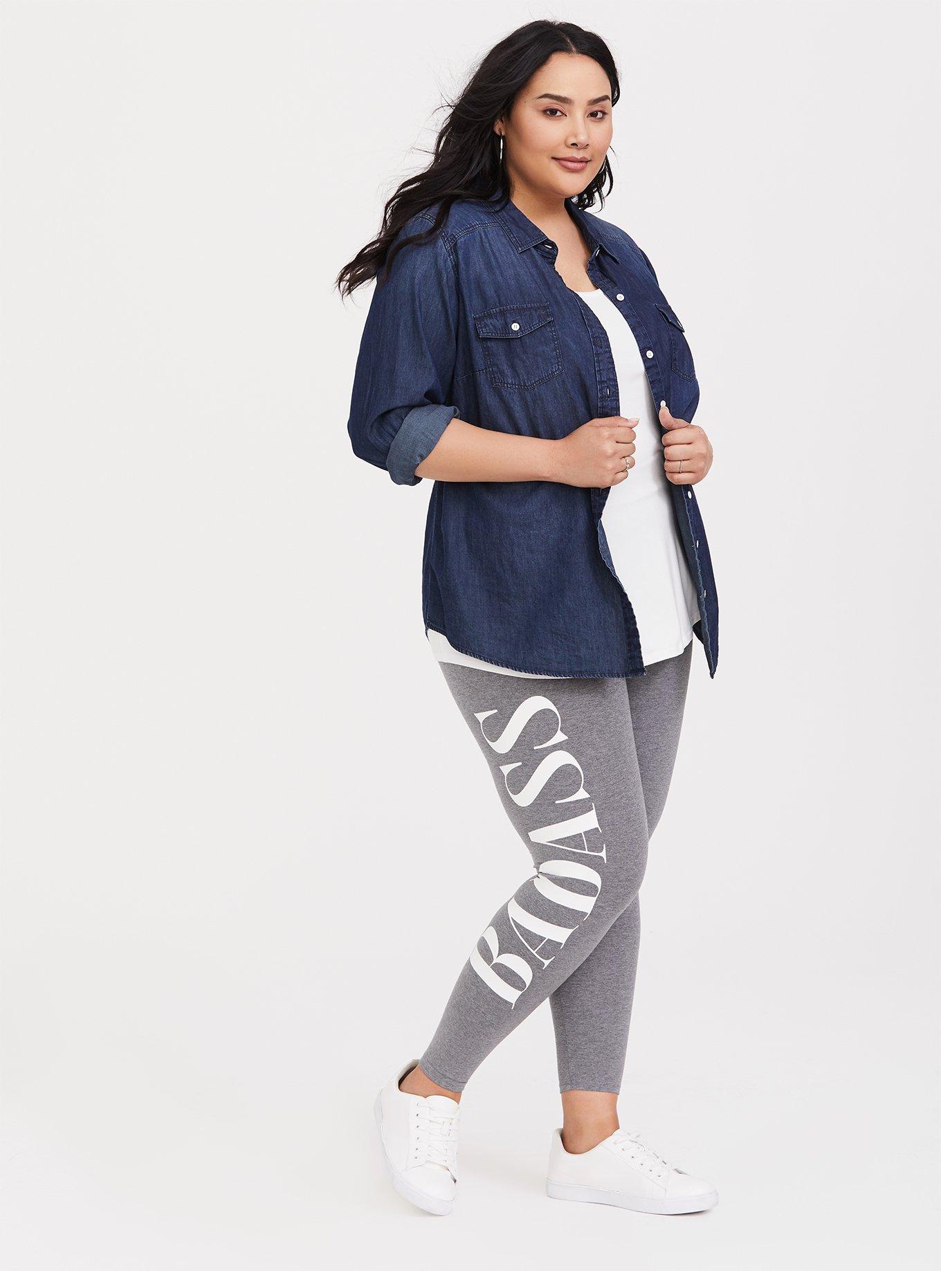 Plus Size Full Length Signature Waist Badass Legging Torrid