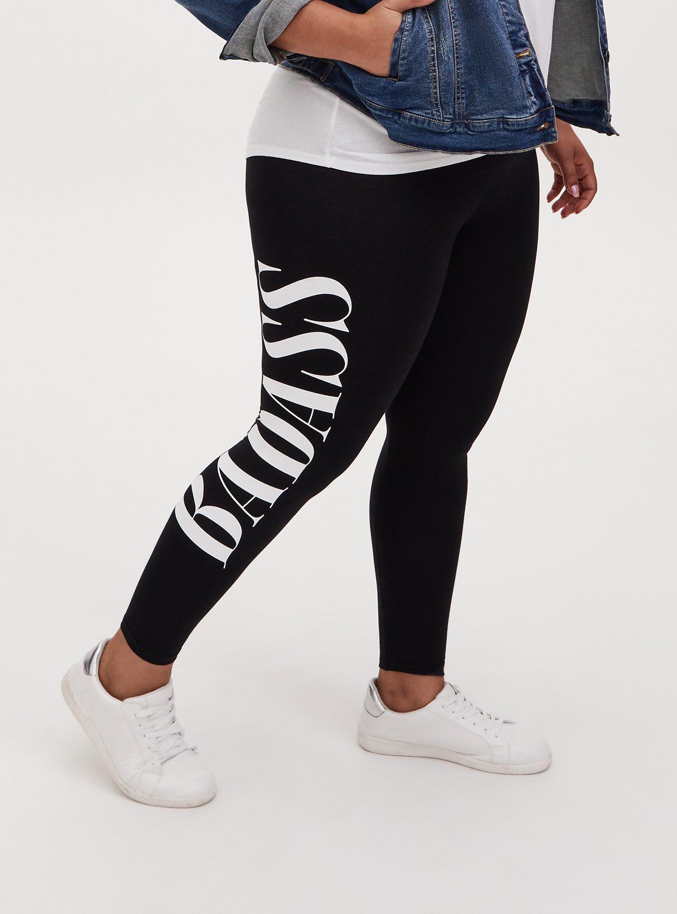 Full Length Signature Waist Badass Legging, BLACK, alternate
