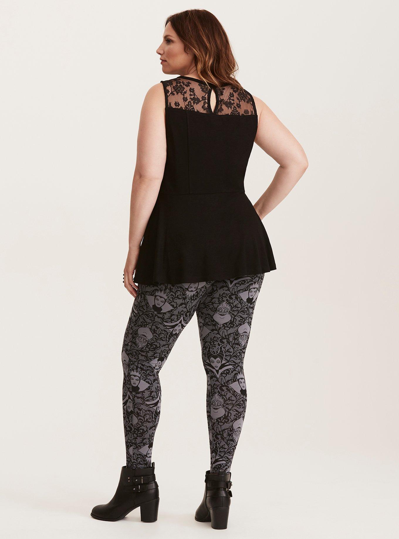 Torrid Maleficent Leggings, hot 3X