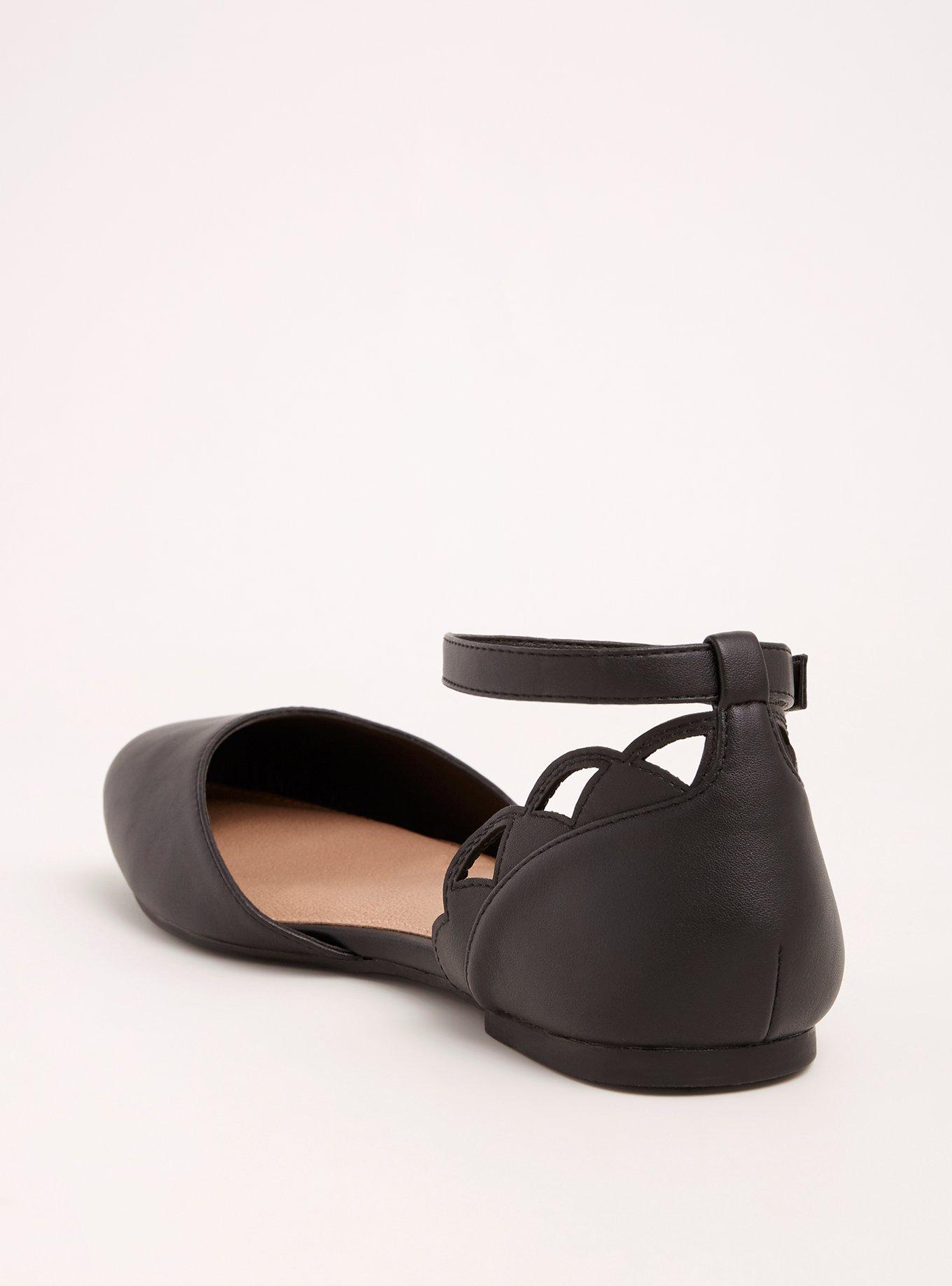 Wide ankle hotsell strap flats