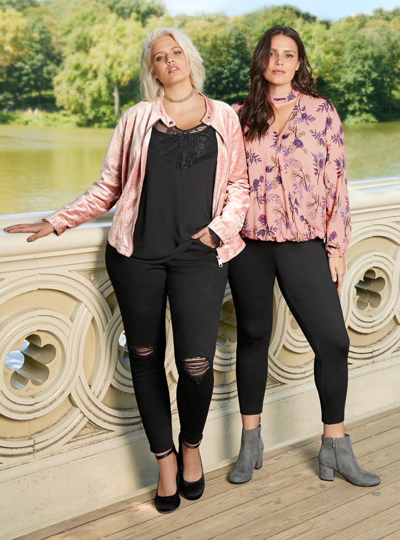 Torrid black jeggings discount