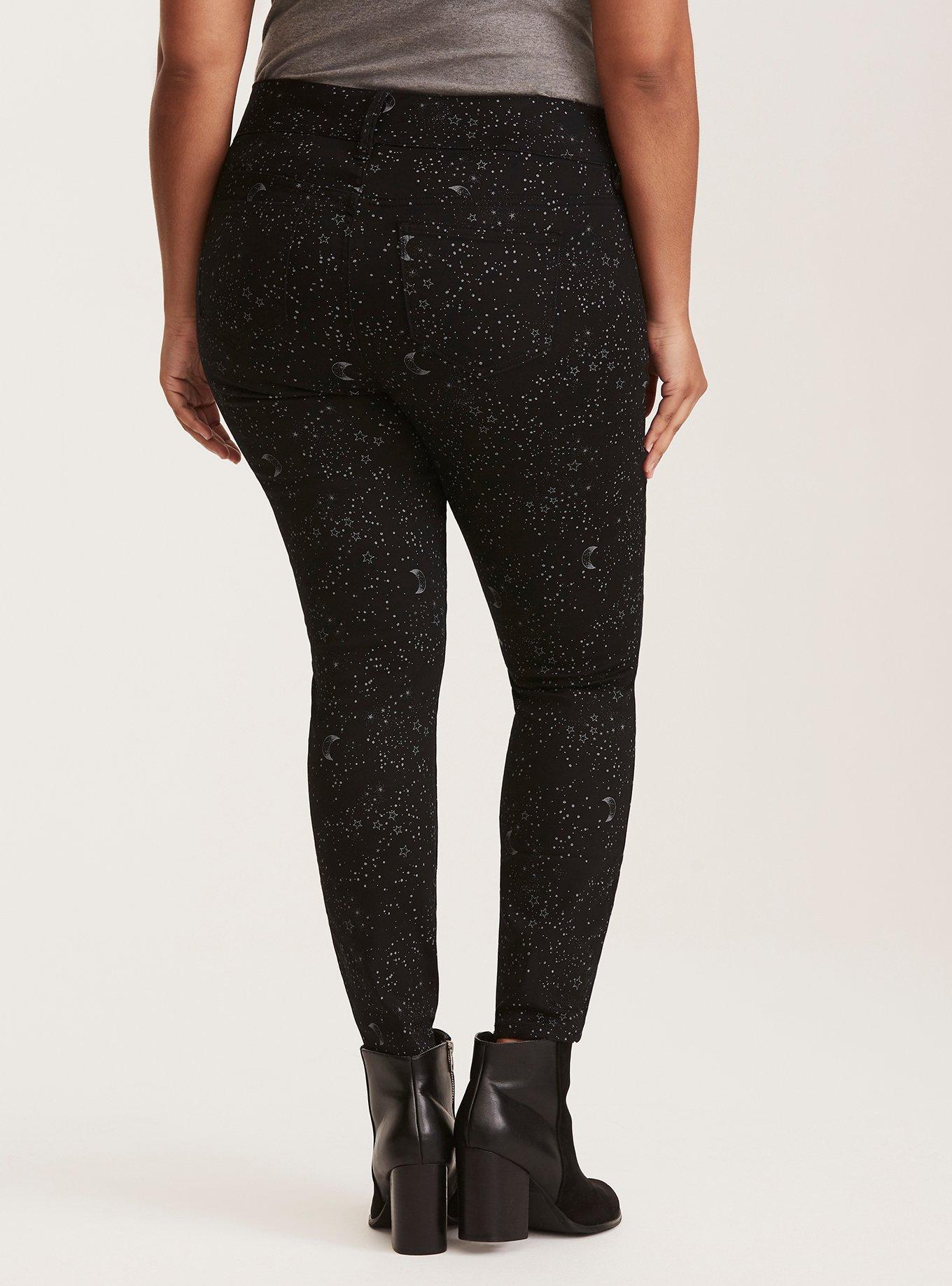 Jegging - Star & Moon Black Wash