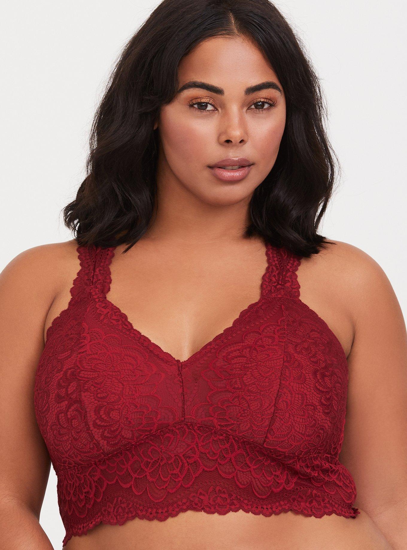 Plus Size - Unlined Seamless Racerback Bralette - Torrid