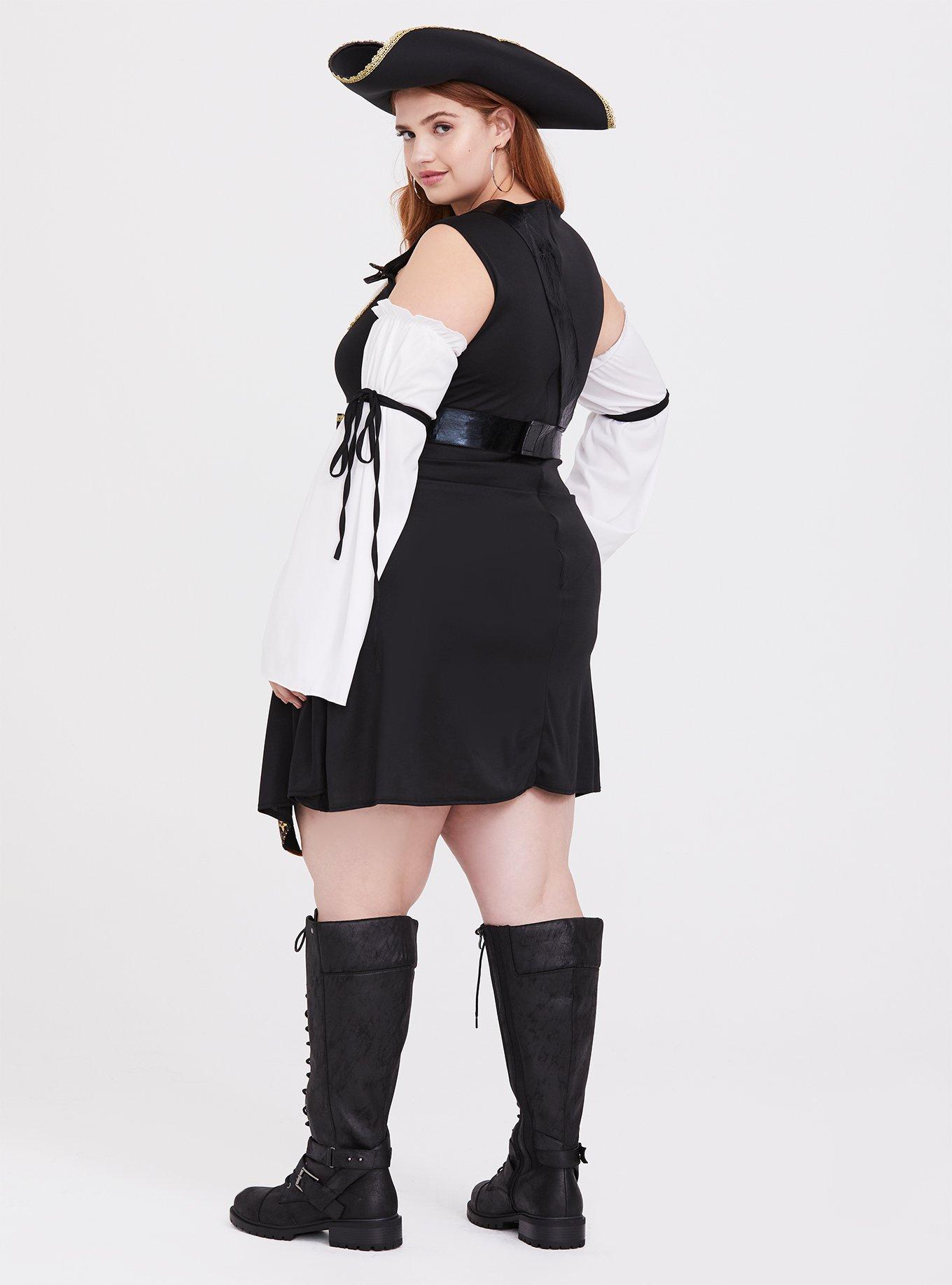 black dress pirate costume Pirate Shirt Black / Large main image 0