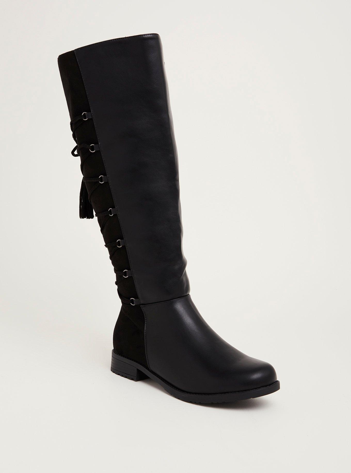 Torrid lace up outlet knee high boots