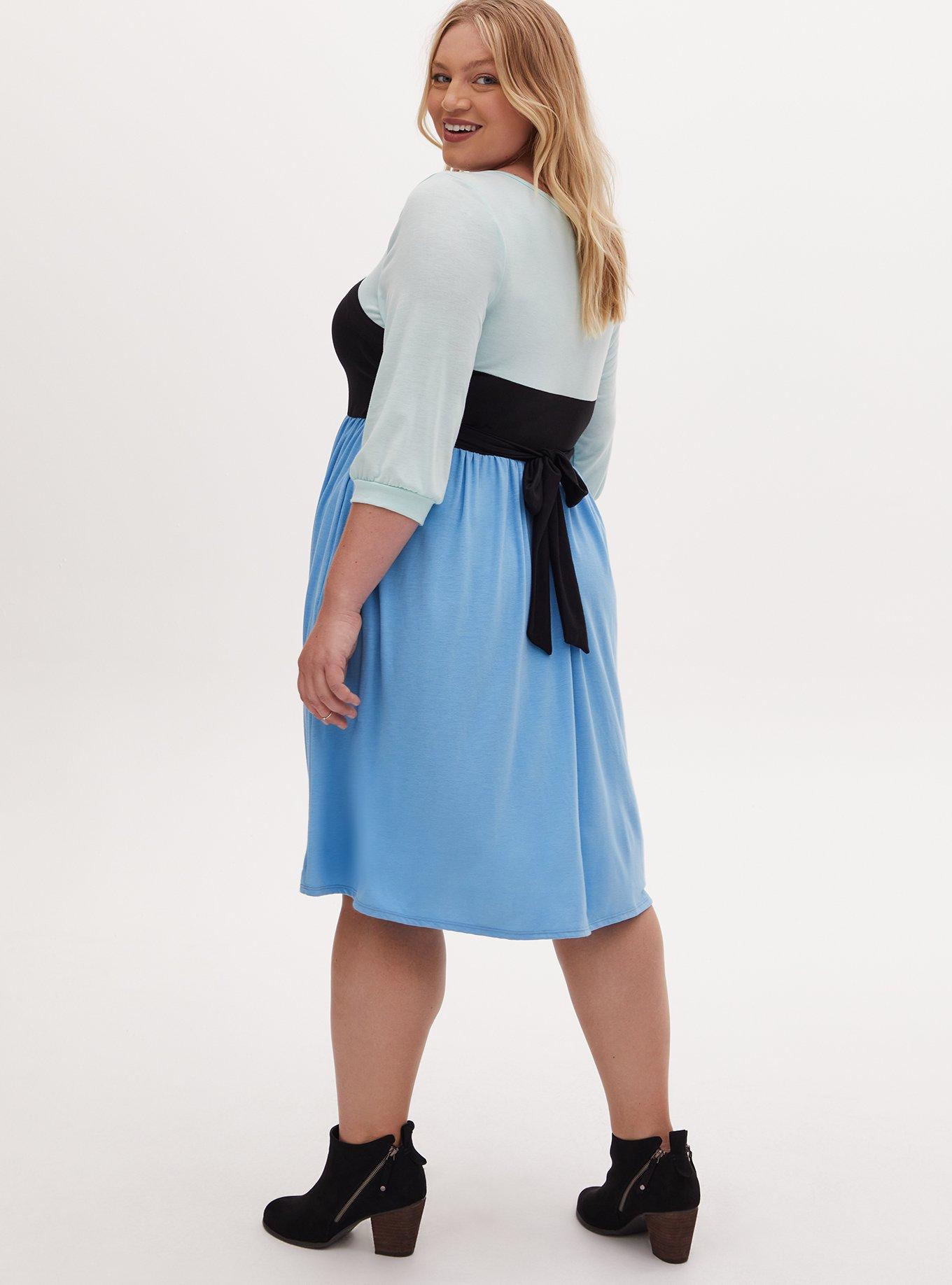 Disney The Little Mermaid Ariel Skater Dress, BLUE, alternate