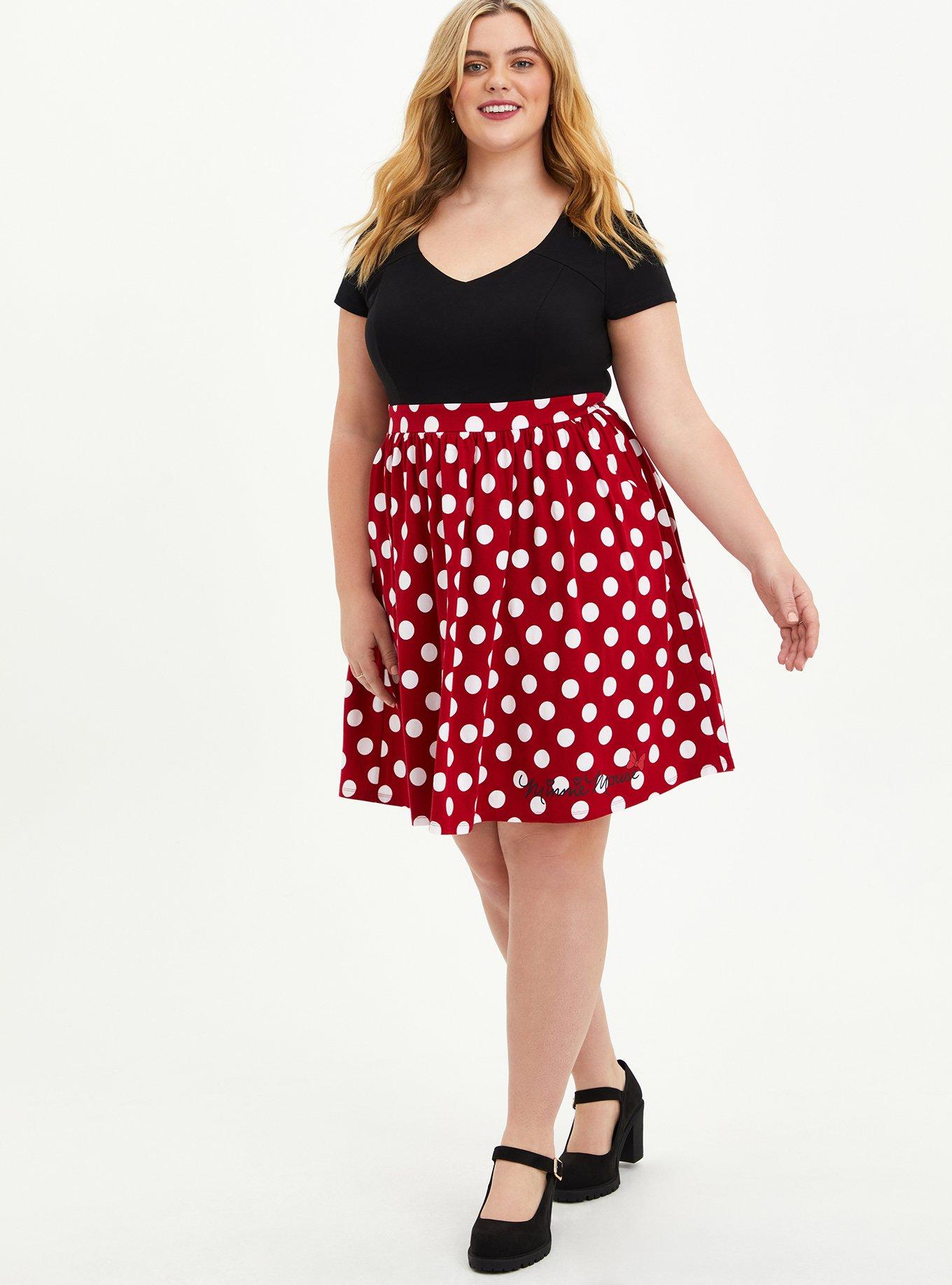 Minnie mouse fancy outlet dress plus size