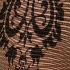 Full Length Flocked Legging, GEOMETRIC, swatch