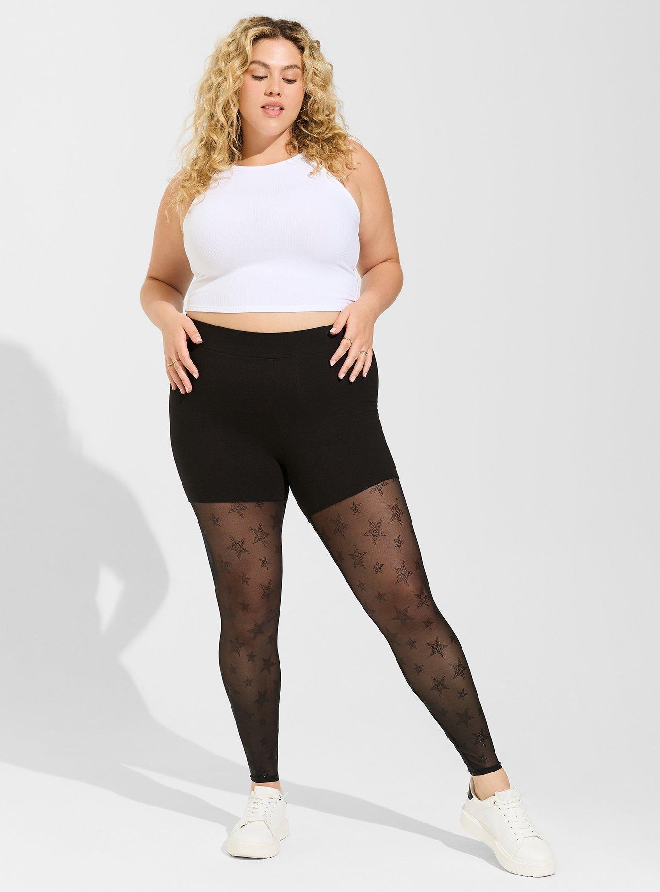 Plus Size - Full Length Signature Side Mesh Legging - Torrid