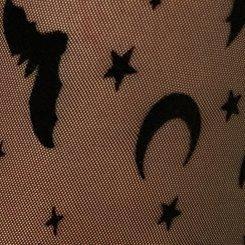 Full Length Signature Waist Flocked Legging, STARRY BATS, swatch