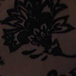 Full-Length Flocked Legging, LOVELY JACO BLACK, swatch