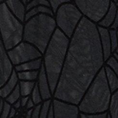 Full-Length Flocked Legging, SPIDER WEBS DEEP BLACK, swatch