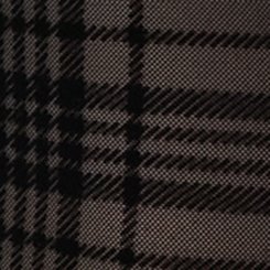 Full-Length Flocked Legging, LANA PLAID  BLACK, swatch