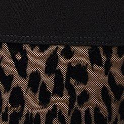 Plus Size Full-Length Flocked Legging, HYPER LEOPARD DEEP BLACK, swatch