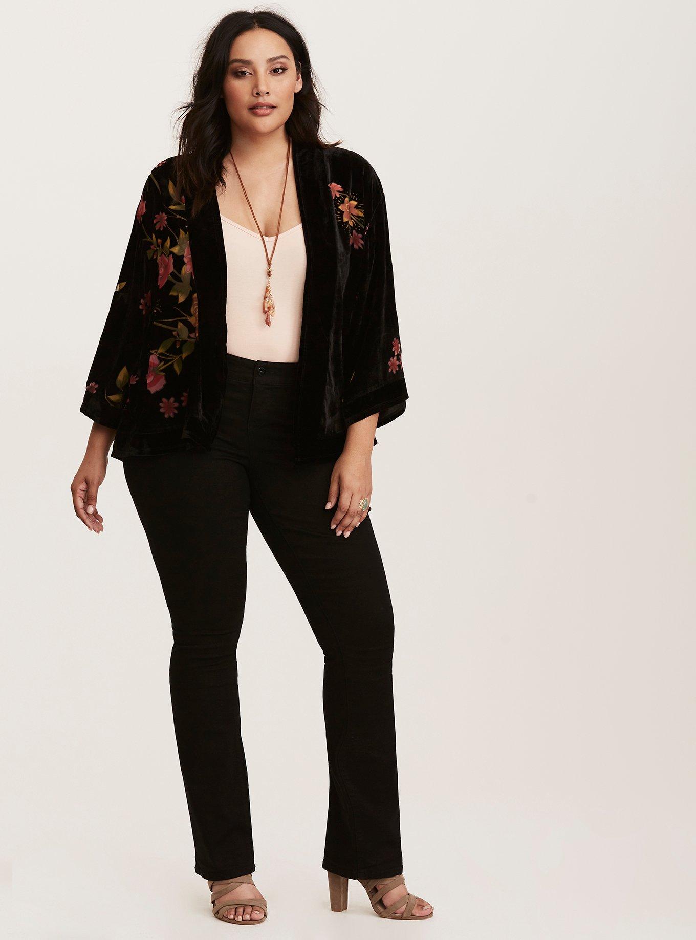 Barely Boot Jean - Black Wash, BLACK, alternate