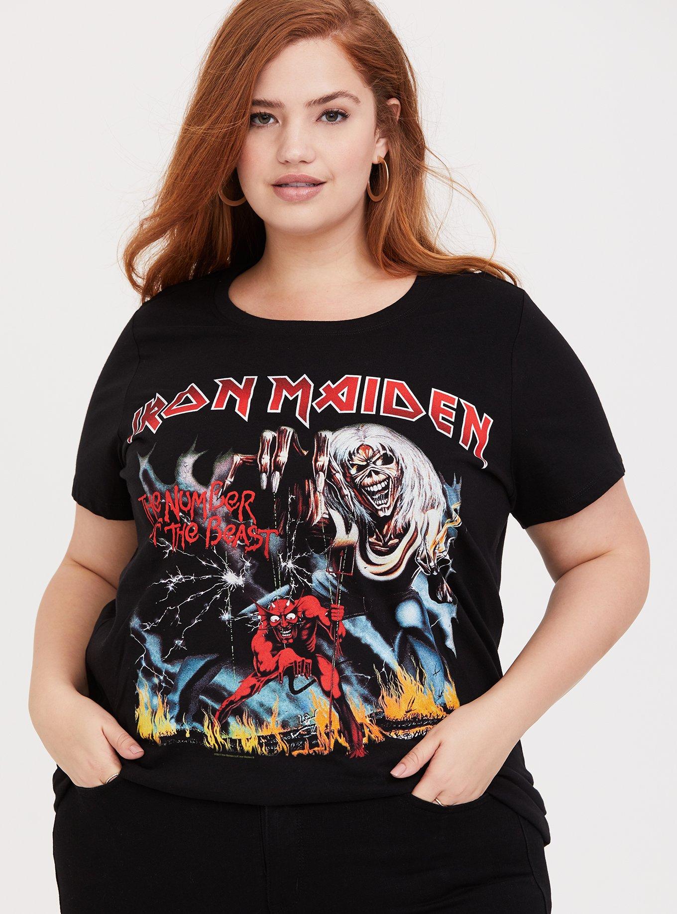 iron maiden slim fit shirt