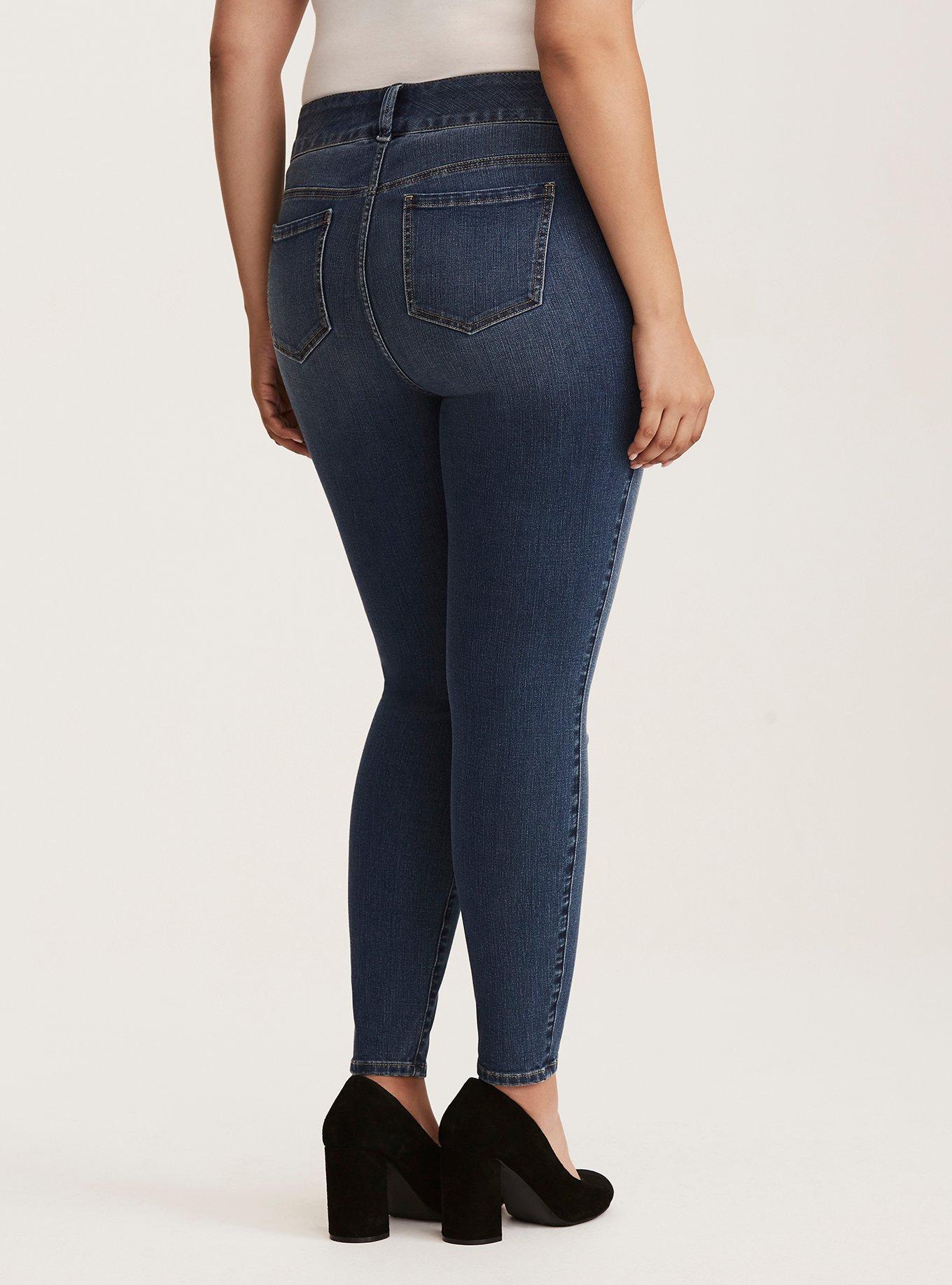 Torrid Black Blue Jeggings Size 2X Tall (2) (Plus) - 65% off