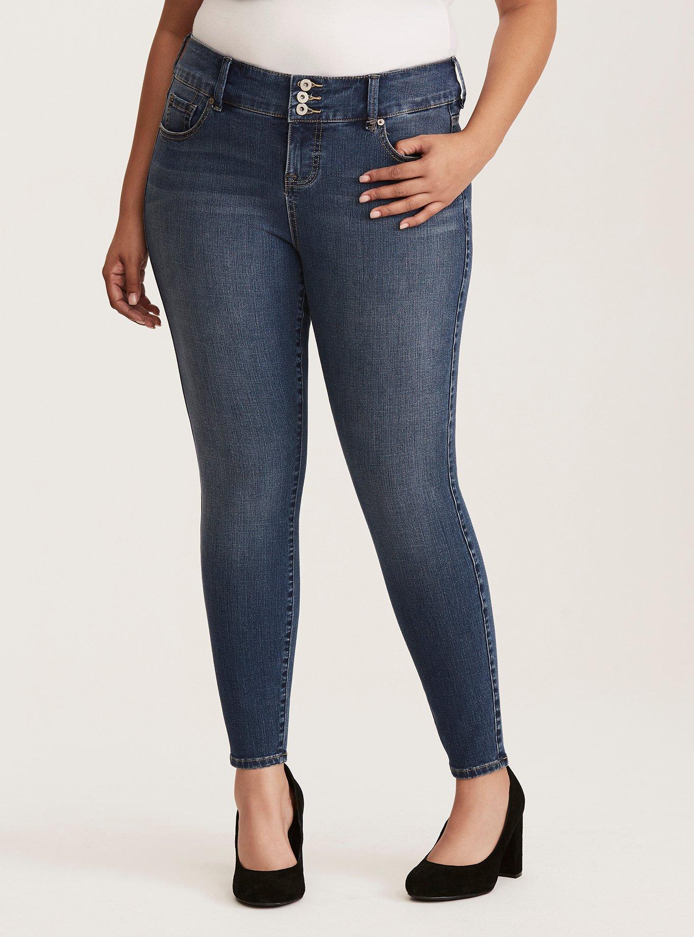 Plus Size - Torrid Premium Ultimate Stretch Jeggings - Medium Wash