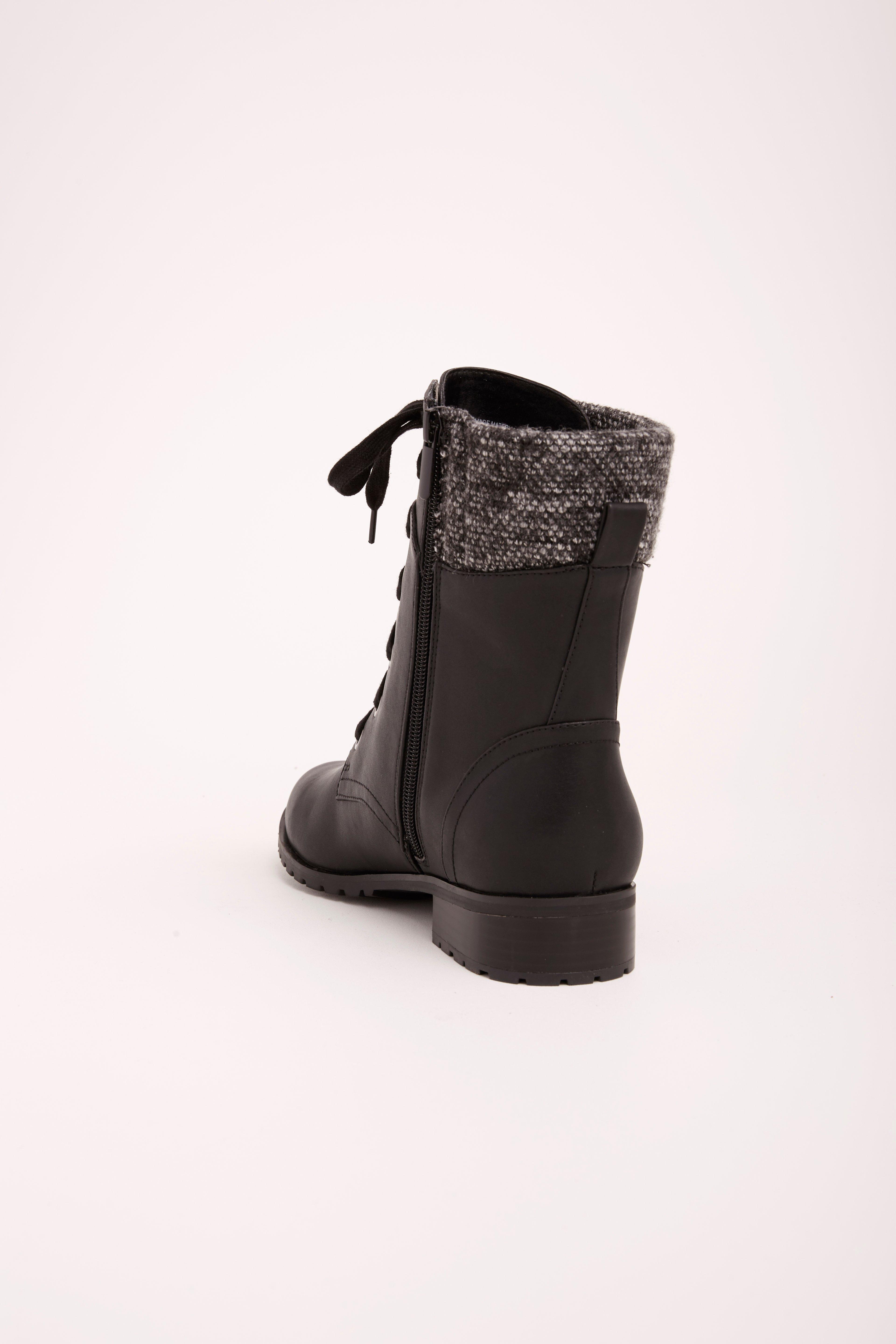 Wide width outlet sweater boots