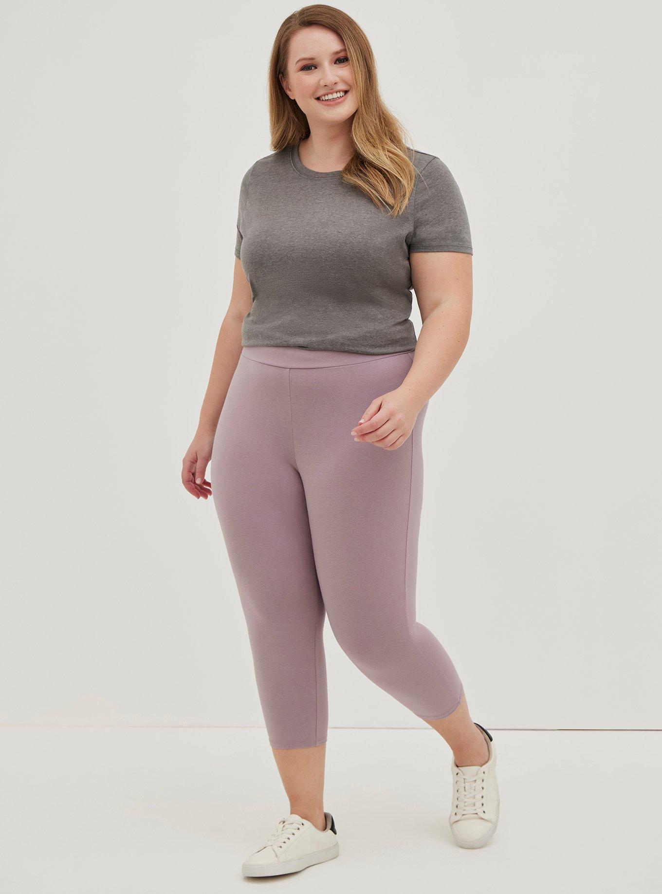 Plus Size - Performance Core Crop V Band Active Legging - Torrid