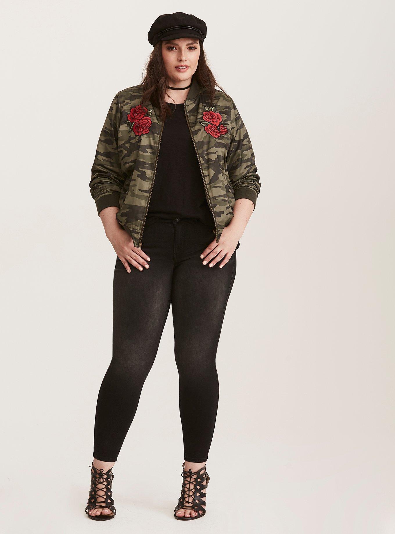 Plus Size - Torrid Cropped Jeggings - Blood Orange Wash - Torrid