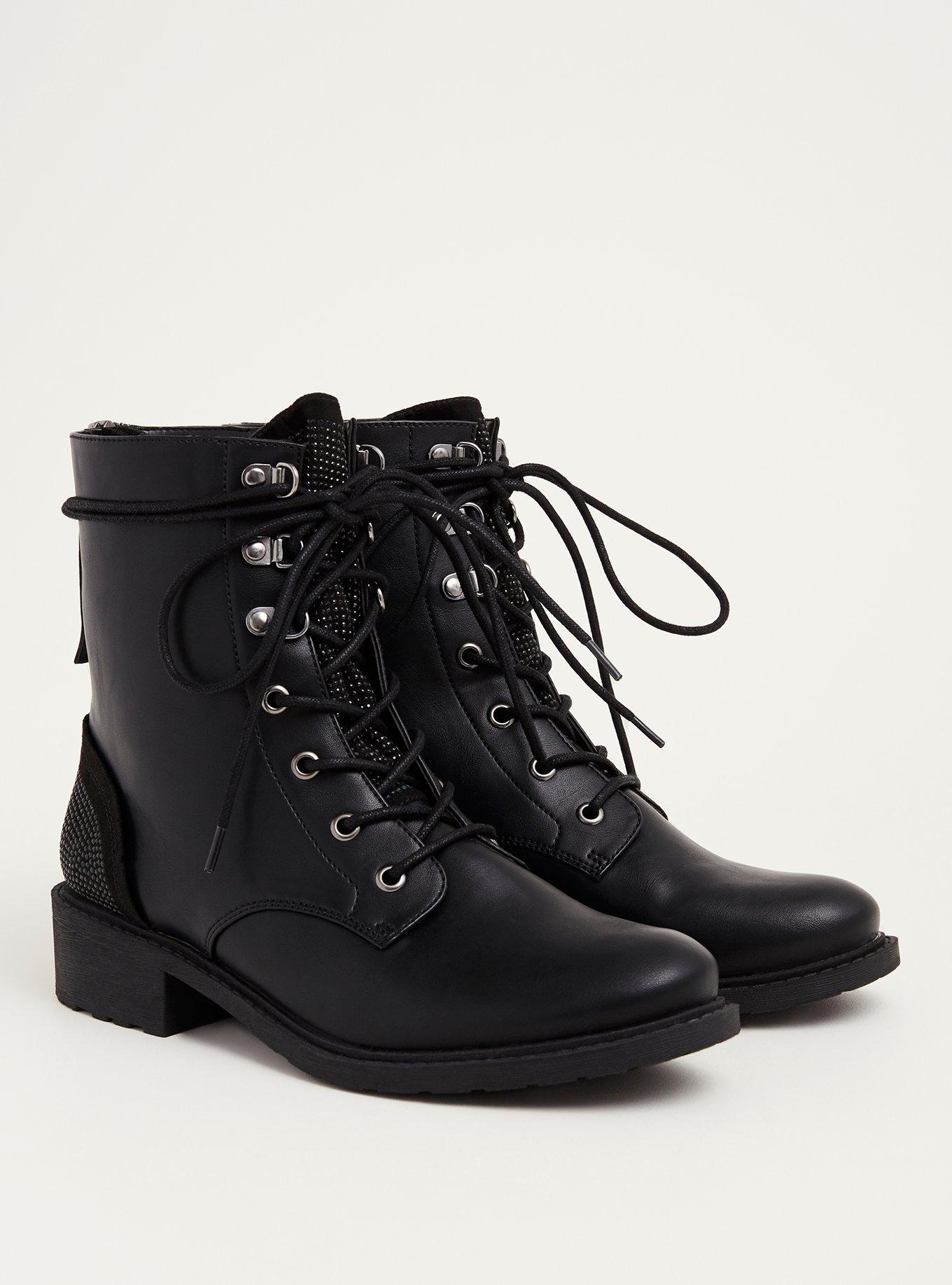 Wide cheap combat boots