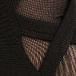 Premium Legging - Lattice Mesh Side Insert Black, BLACK, swatch