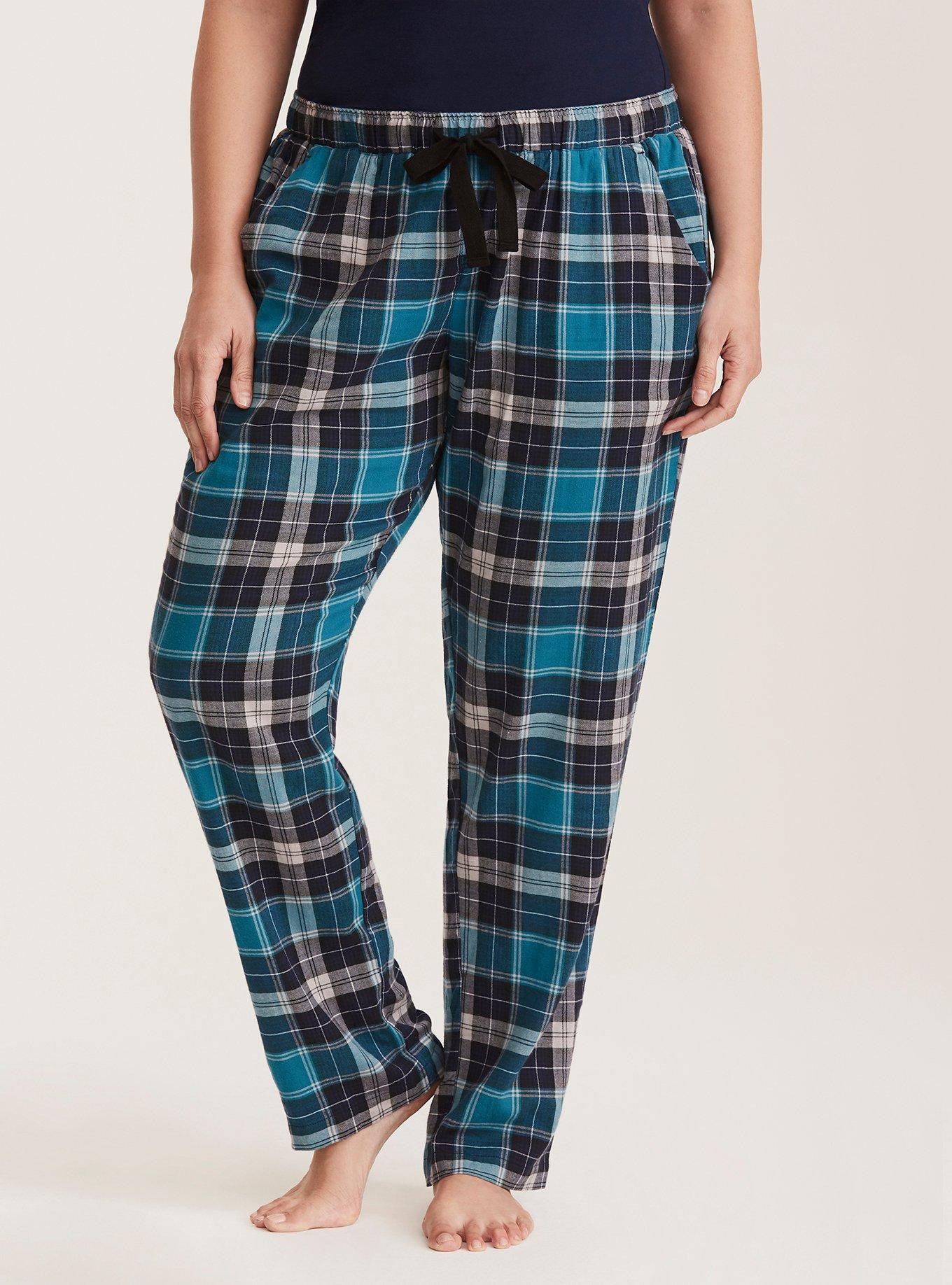 Plus Size Sleep Check Print Pajama Pants Torrid