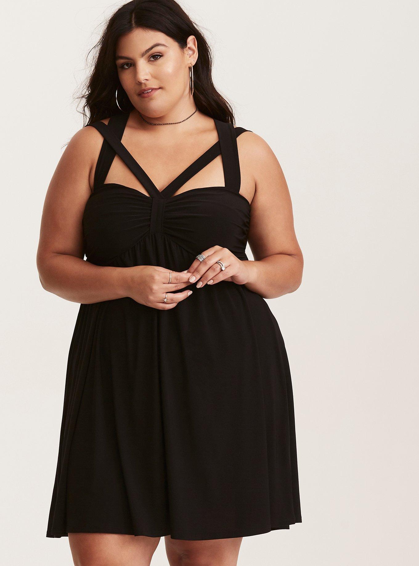 Plus Size - Harry Potter Strappy Dress - Super Soft Black - Torrid