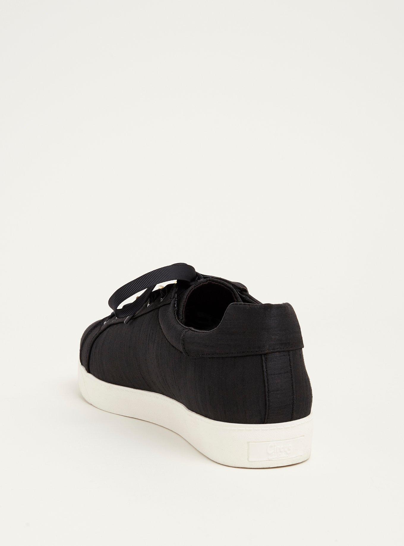 Plus Size Circus by Sam Edelman Charm Sneakers (Wide Width), BLACK, alternate