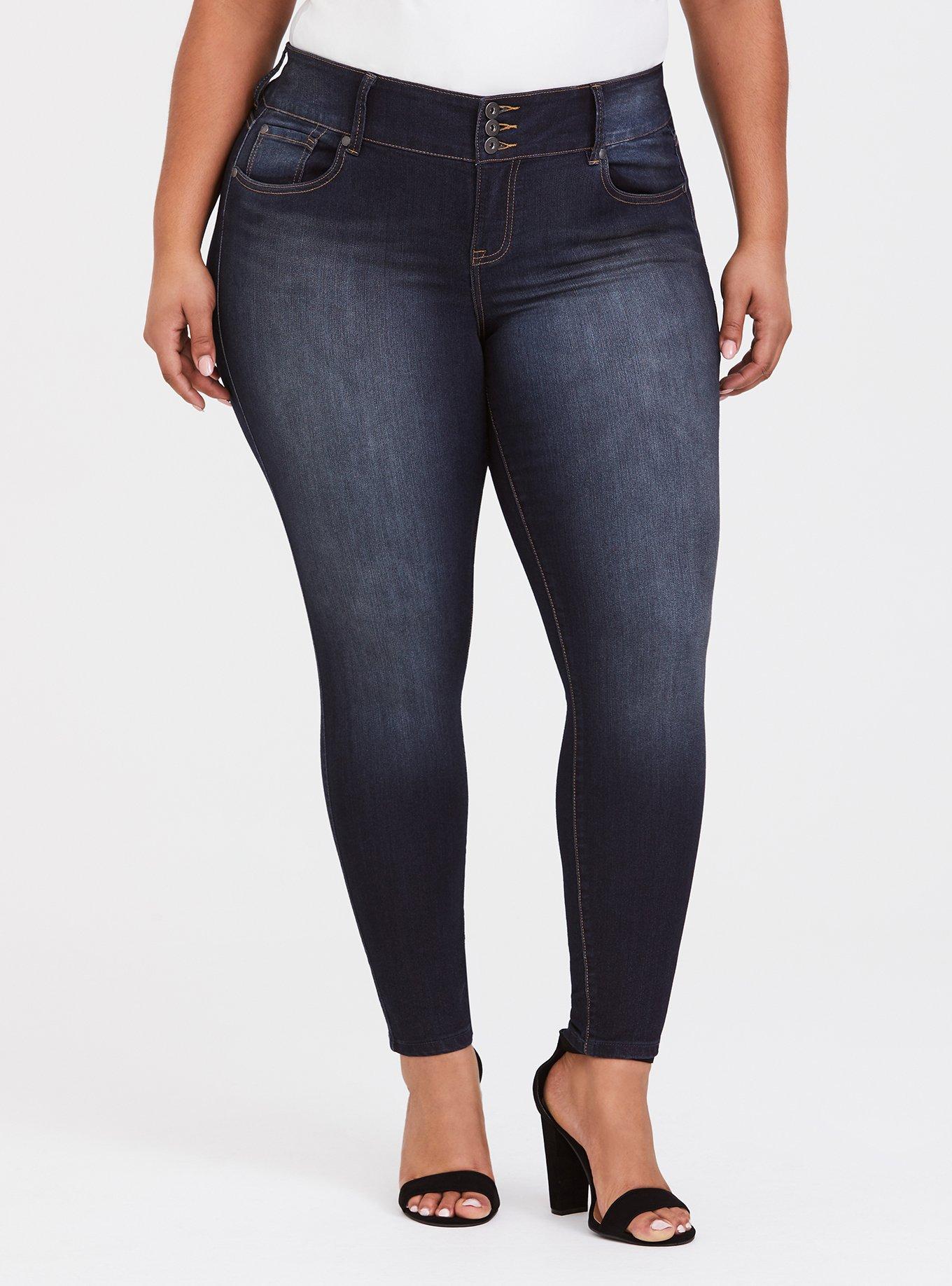 Jegging - Super Stretch Dark Wash, MIDNIGHT, hi-res