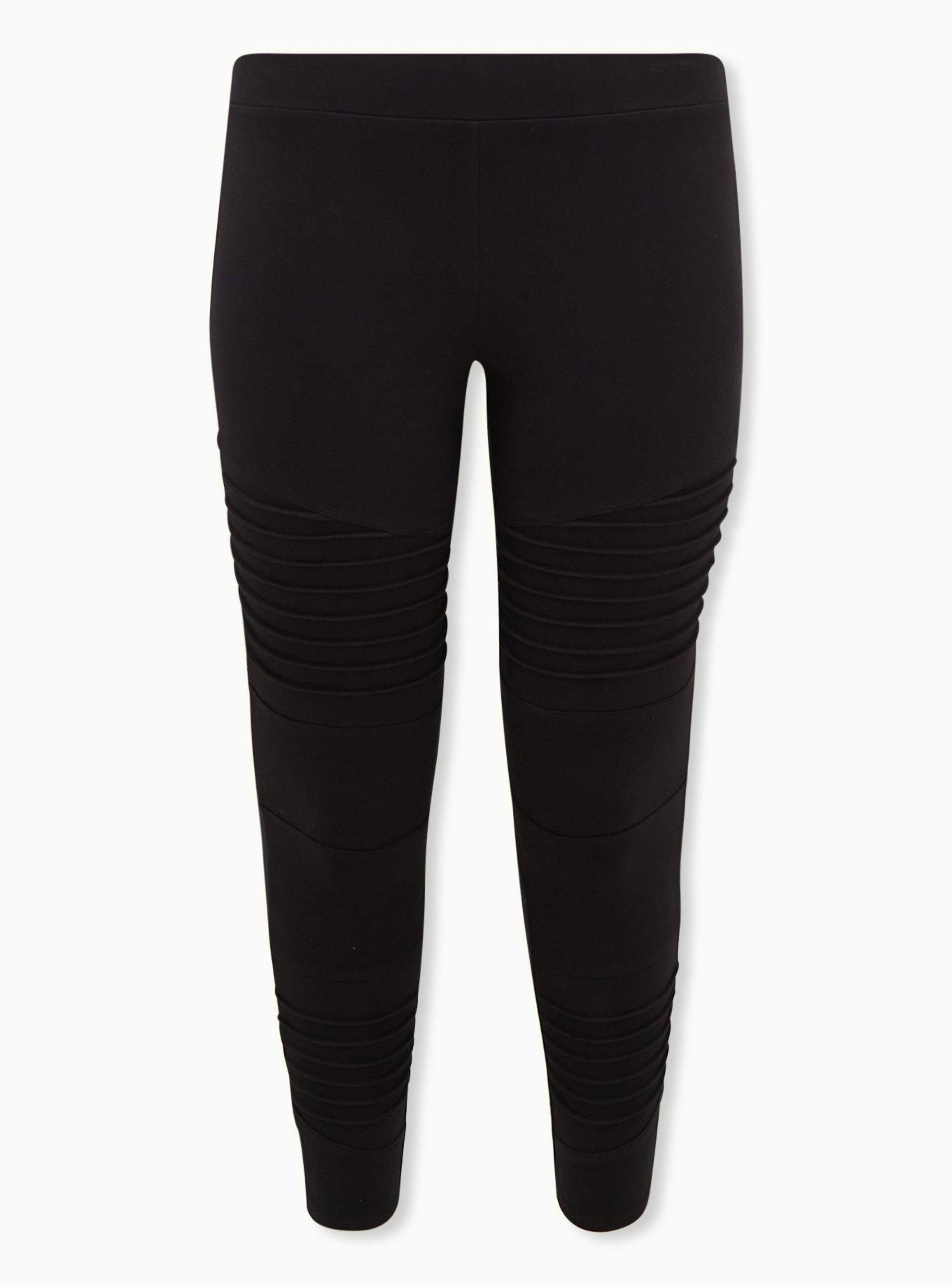 Full Length Signature Waist Moto Legging